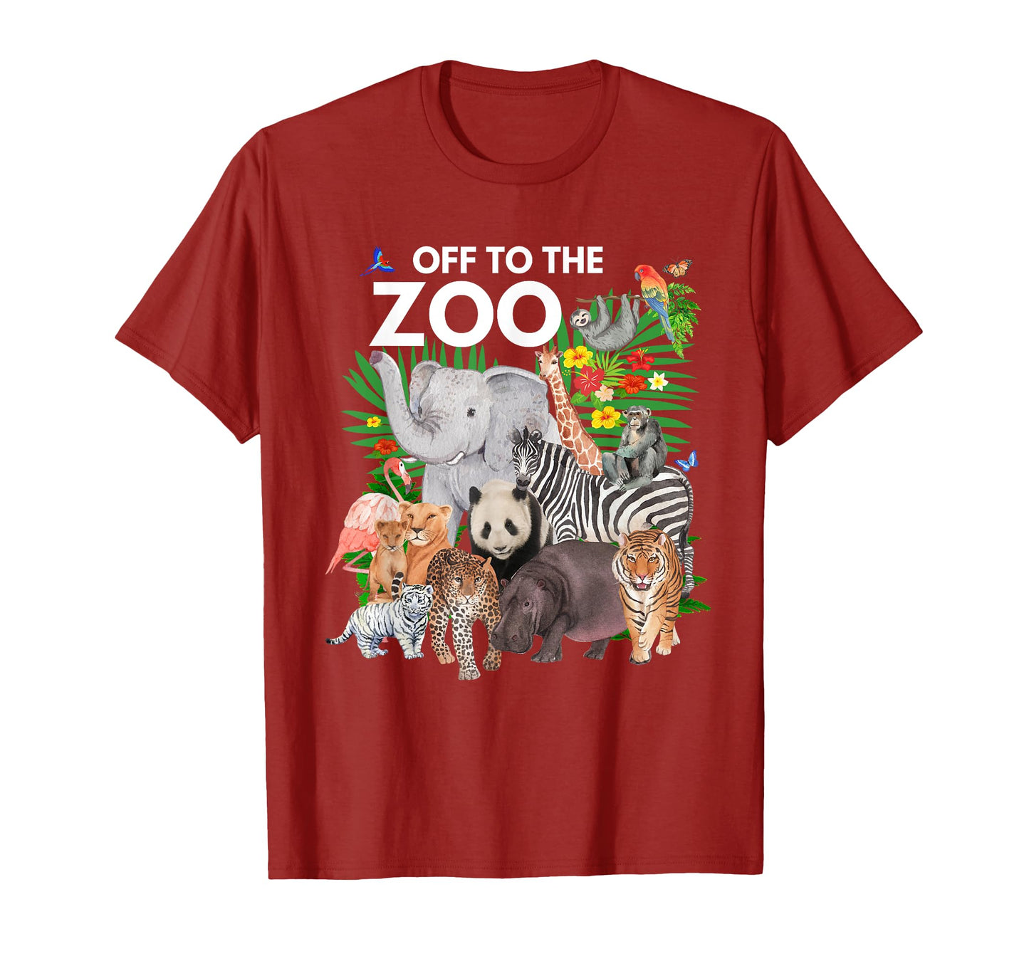 Zoo Animals Safari Party A Day At The Zoo Safari Zoo Animal T-Shirt
