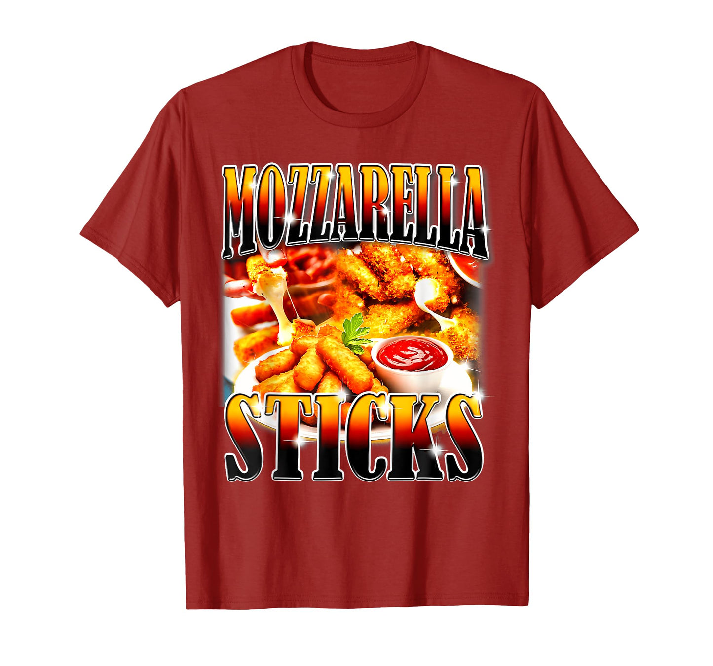 Bootleg Rap Funny Chicken Tenders Vintage 90s Heavy Metal T-Shirt