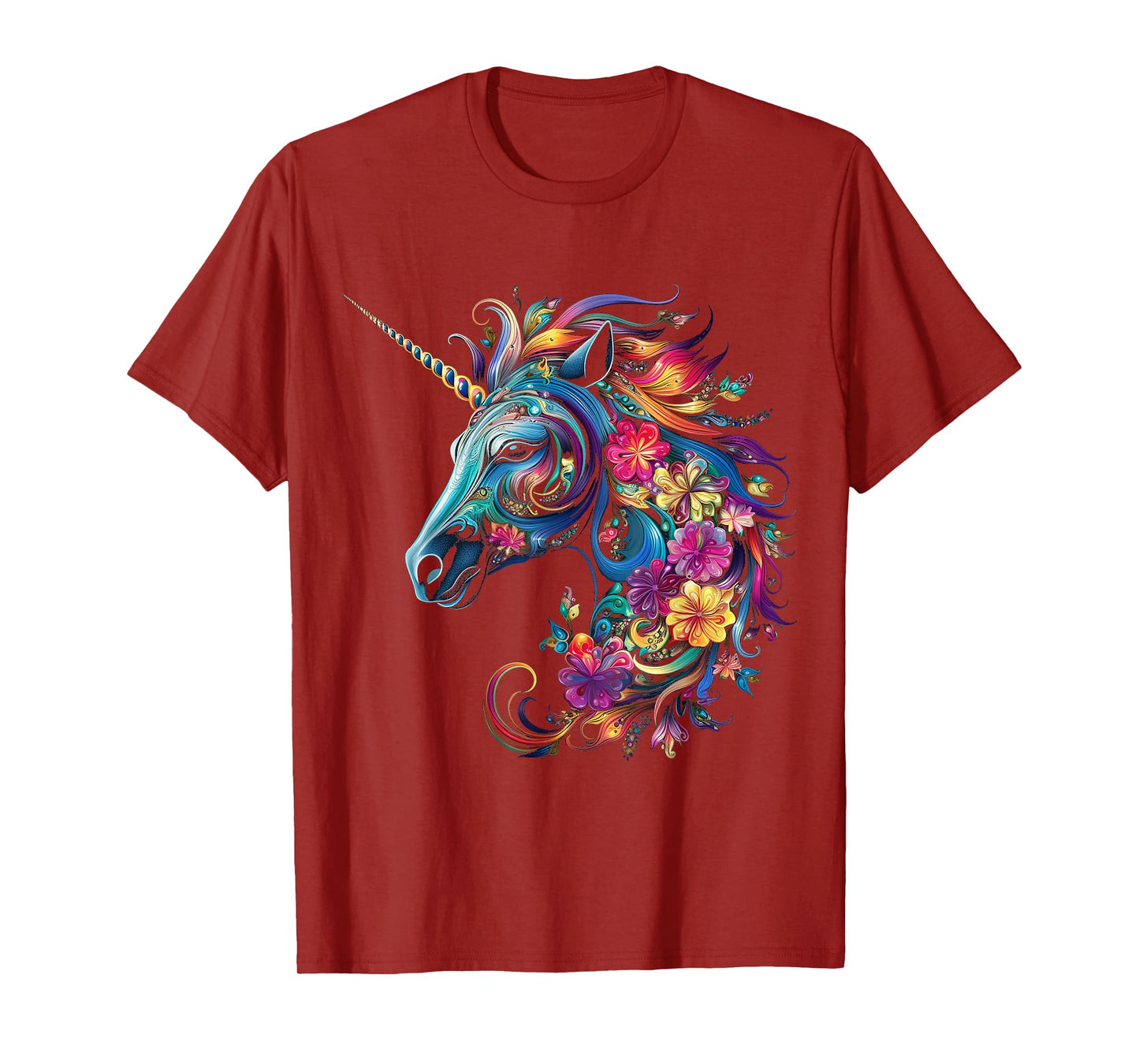 Unicorn Rainbow Animal Graphic Artwork Unicorn T-Shirt