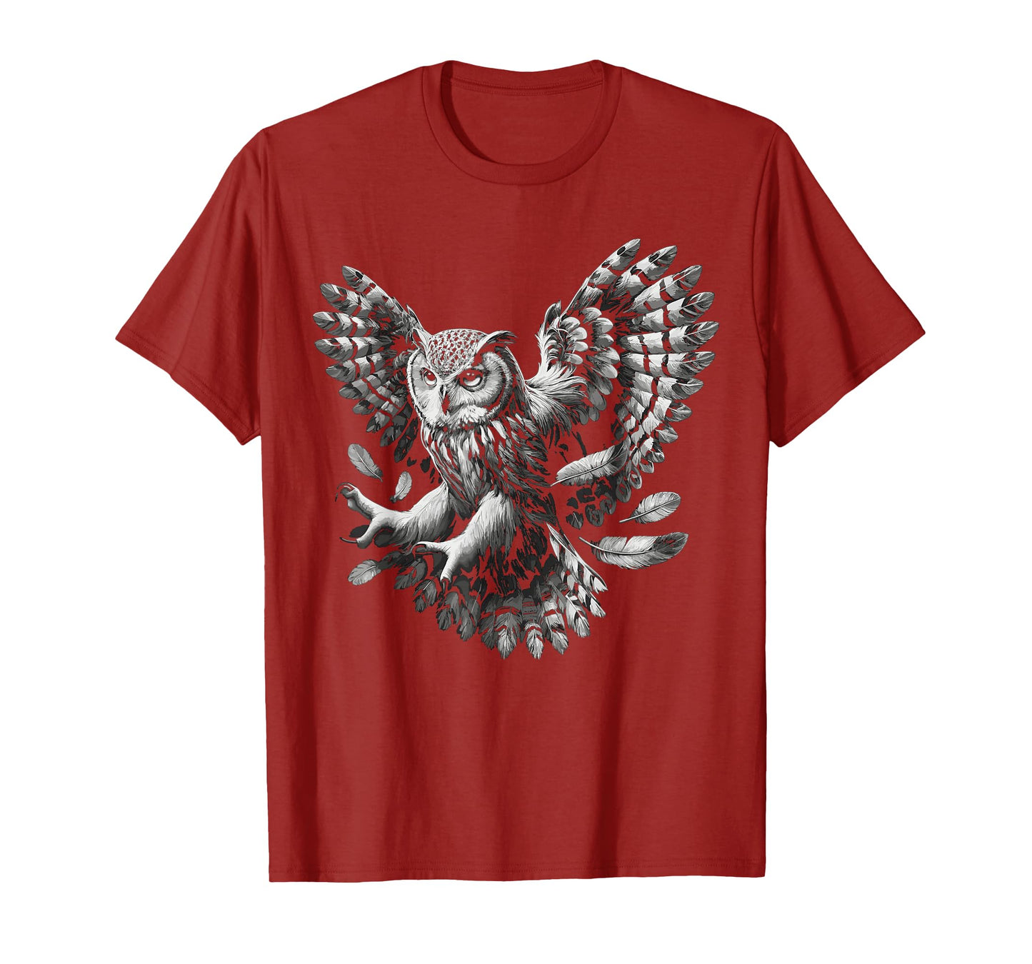 Owl Bird Art Animal Owl T-Shirt