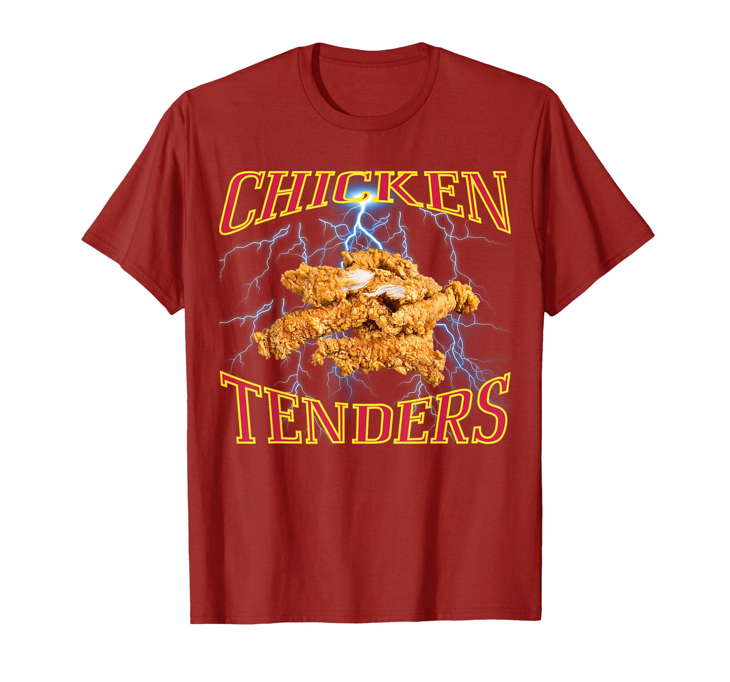 Chicken Tenders Funny Heavy Metal, Rap Bootleg Style Retro T-Shirt