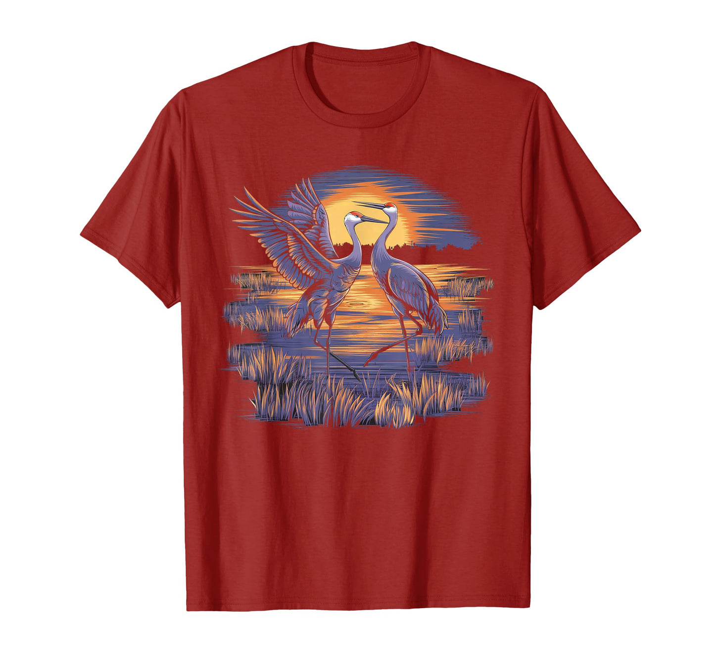 Sandhill Crane – Majestic Bird Lover Design T-Shirt