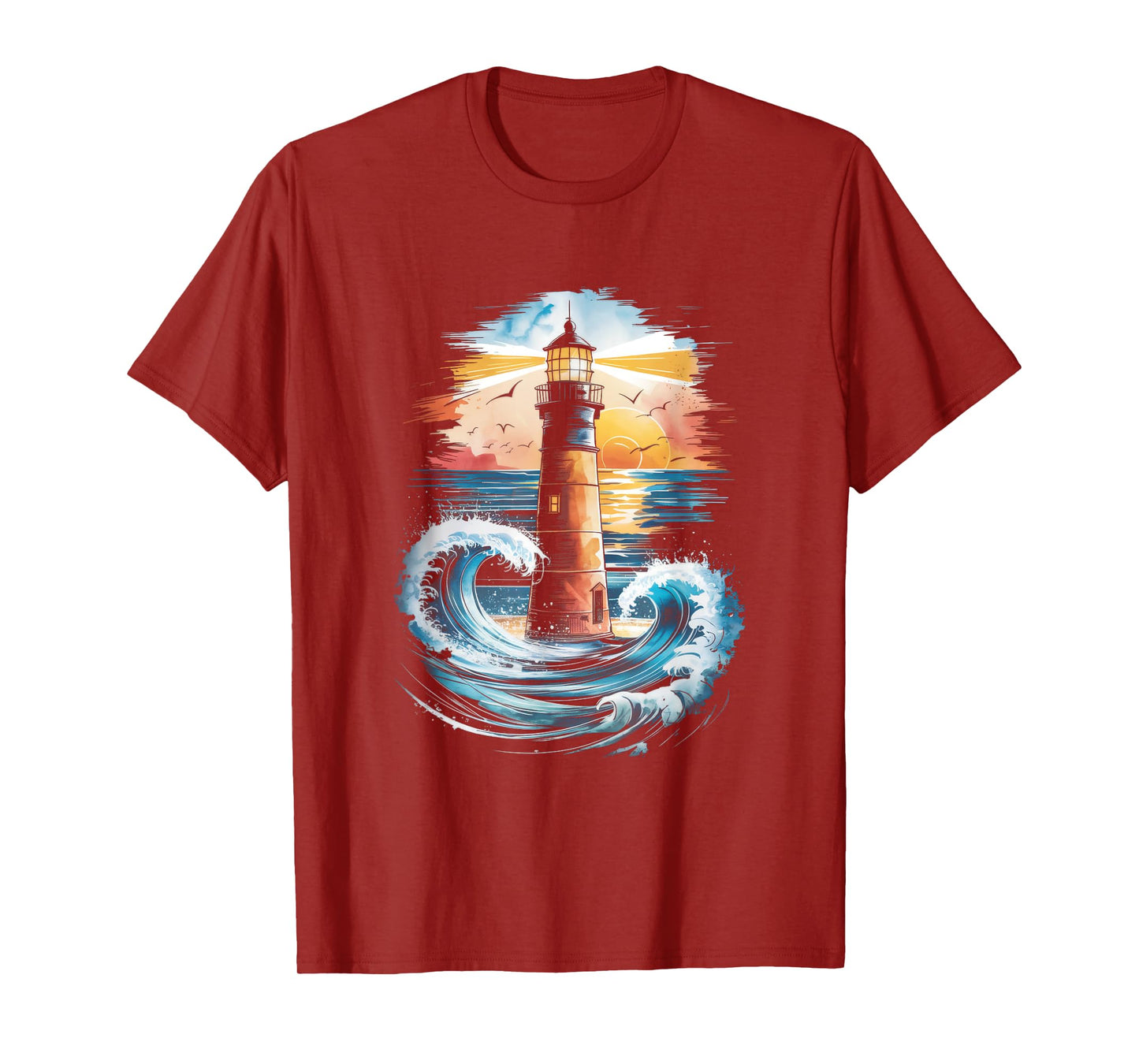 Lighthouse Tattoo Art Lighthouse Nautical Vintage T-Shirt