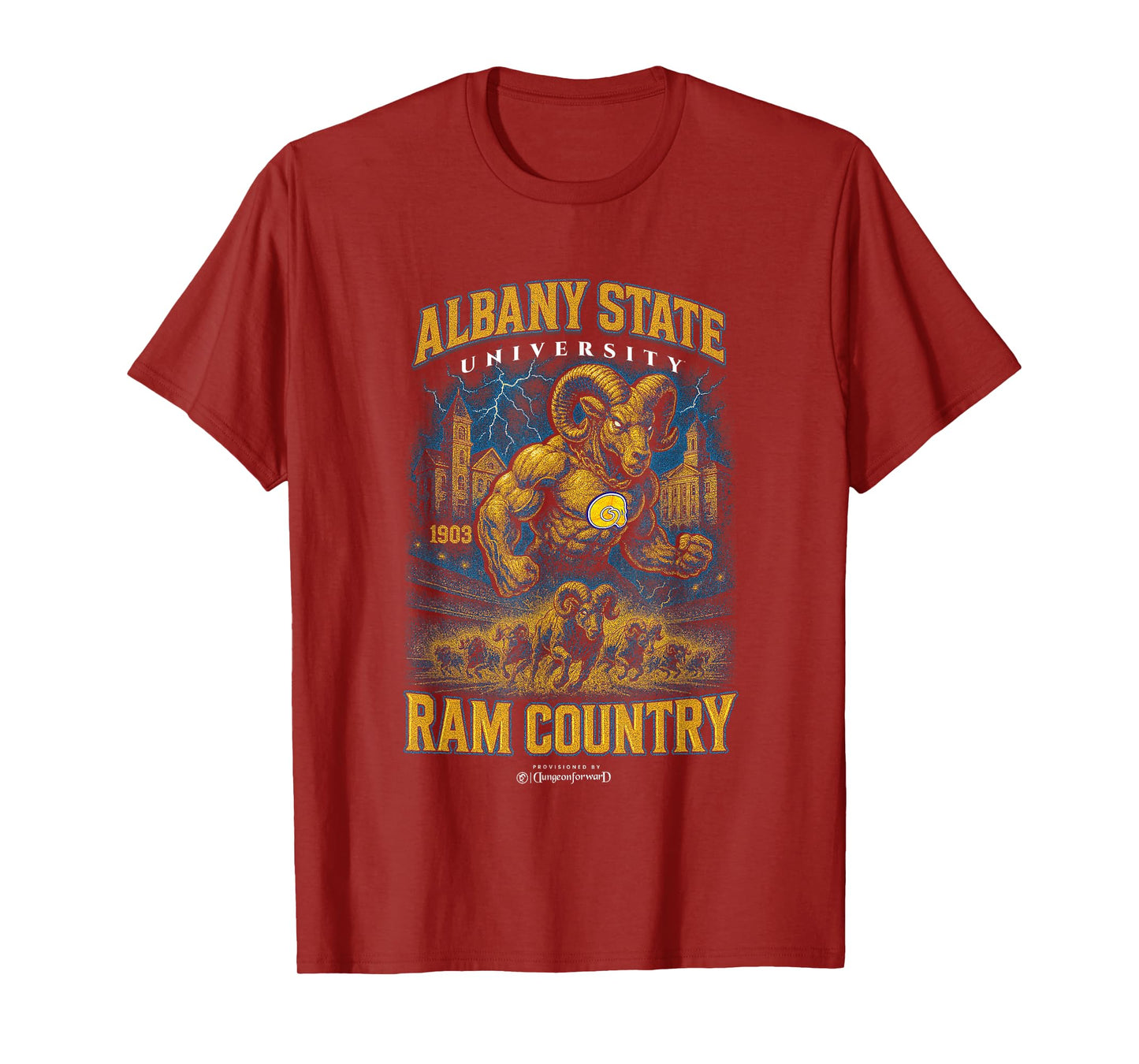 Albany State University - The Yard HBCU Bootleg - ASU T-Shirt