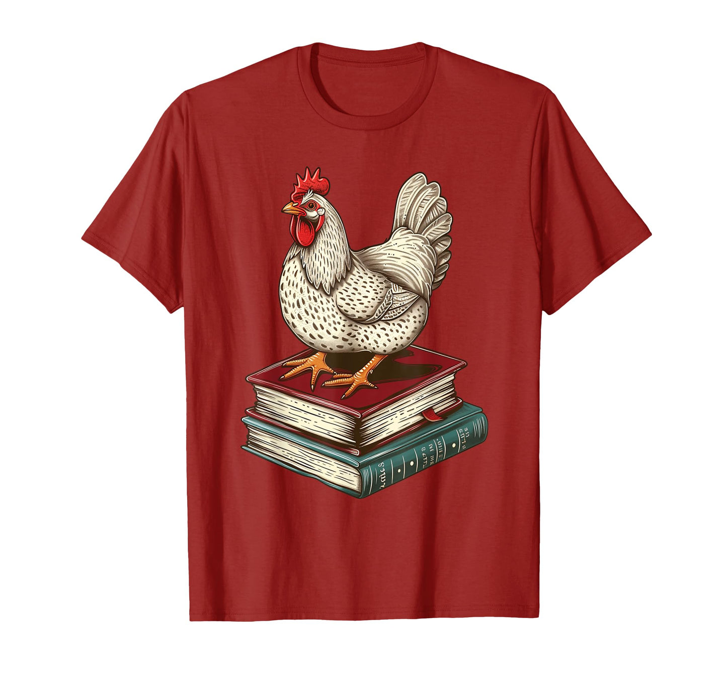 Chicken Books Back To School First Day Of School Boys Girls T-Shirt