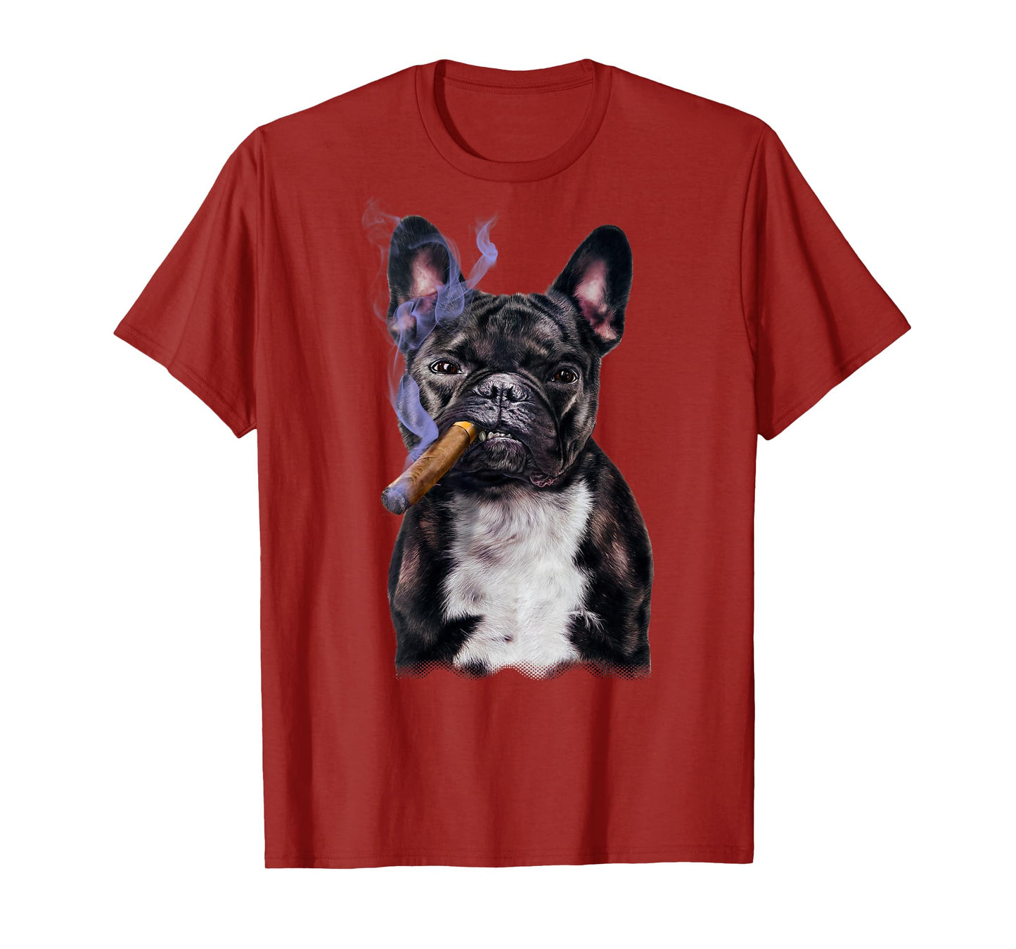 French Bull Dog with Cigar T-Shirt for Men Women