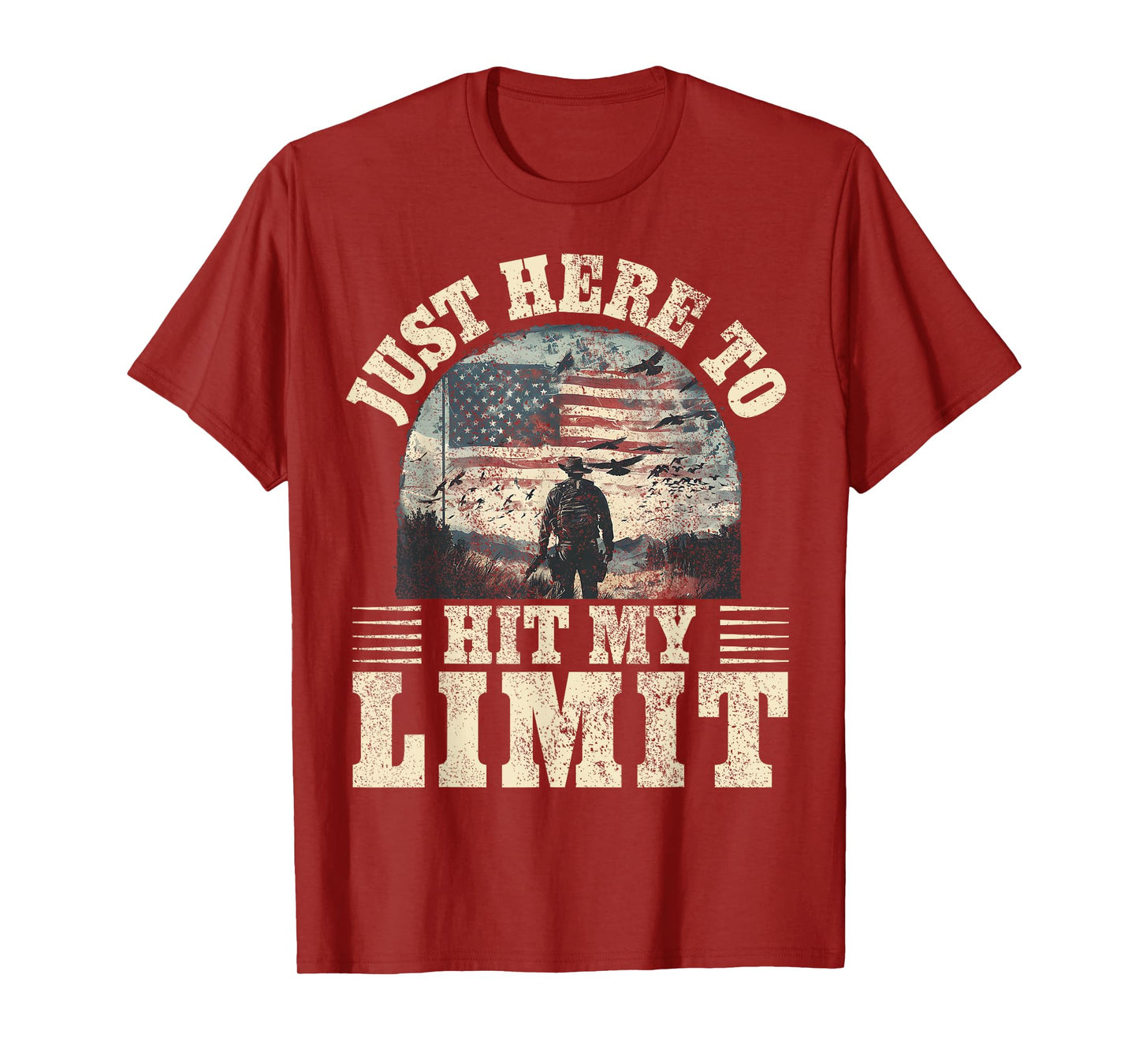 Dove Hunting - Here To Hit My Bag Limit Dove Hunter T-Shirt