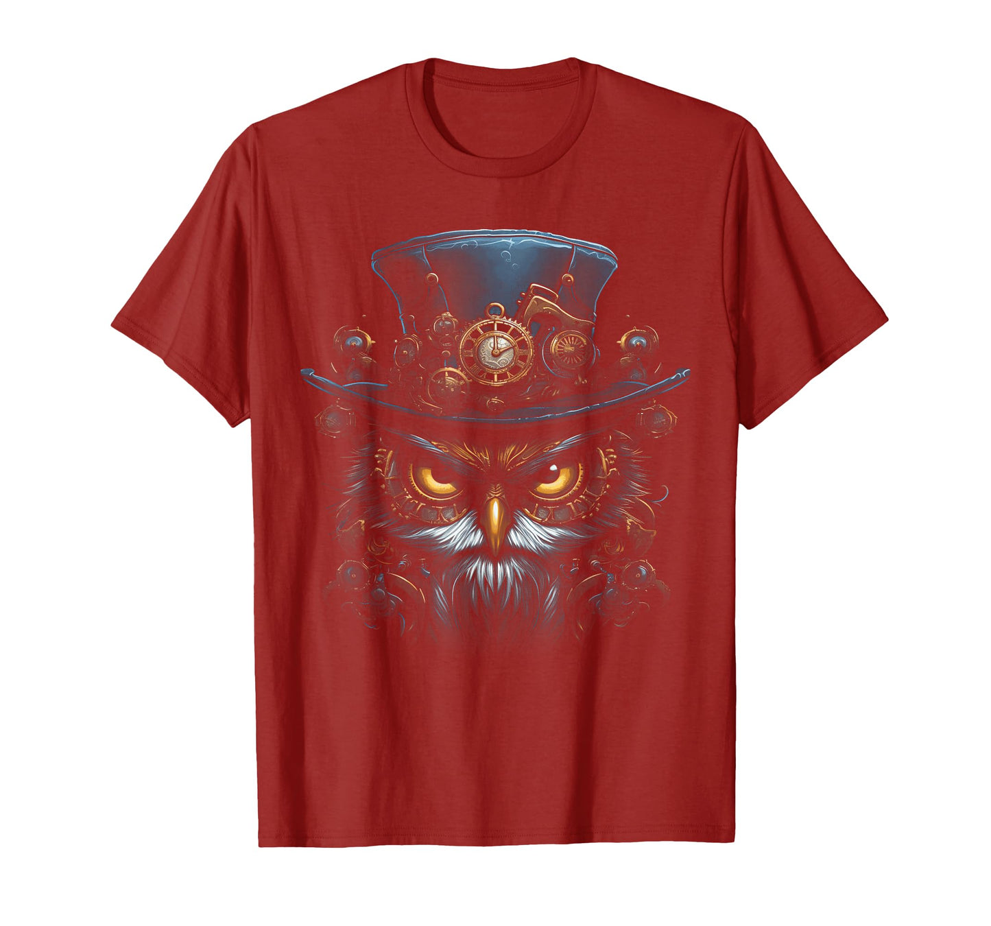 Steampunk Mechanical owl Victorian Bird T-Shirt