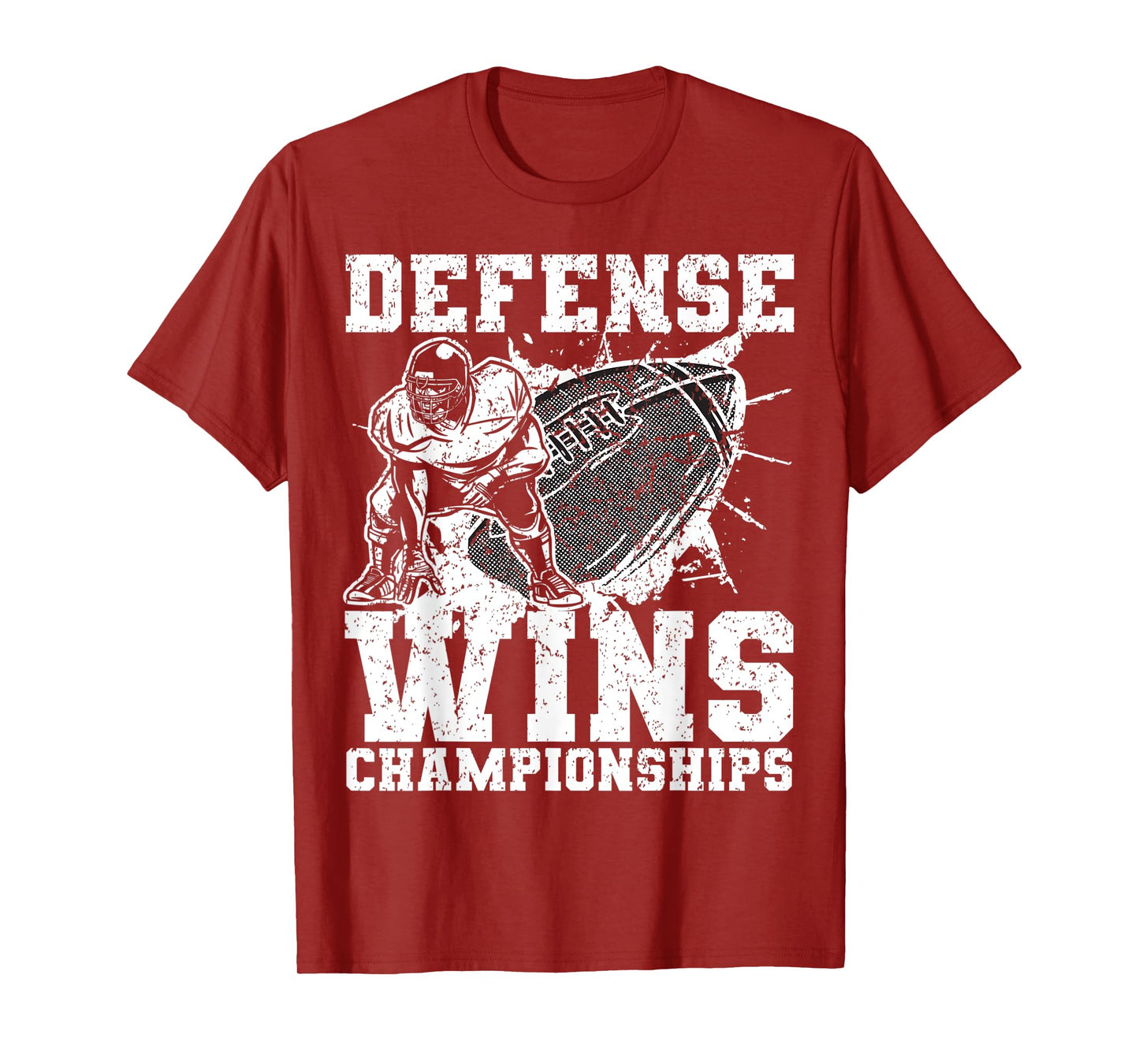 Defense wins Championships | Football Defence Lineman T-Shirt