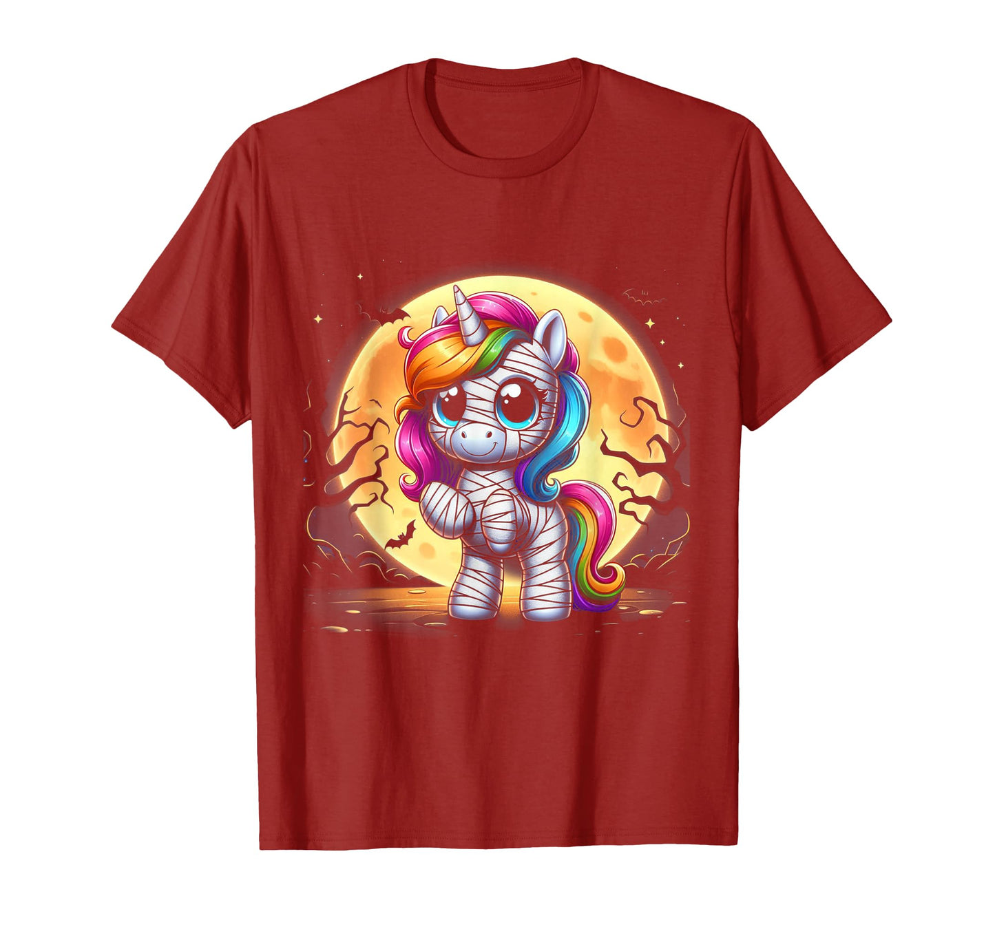 Mummy Unicorn Halloween Shirt Girls Unicorn Halloween T-Shirt