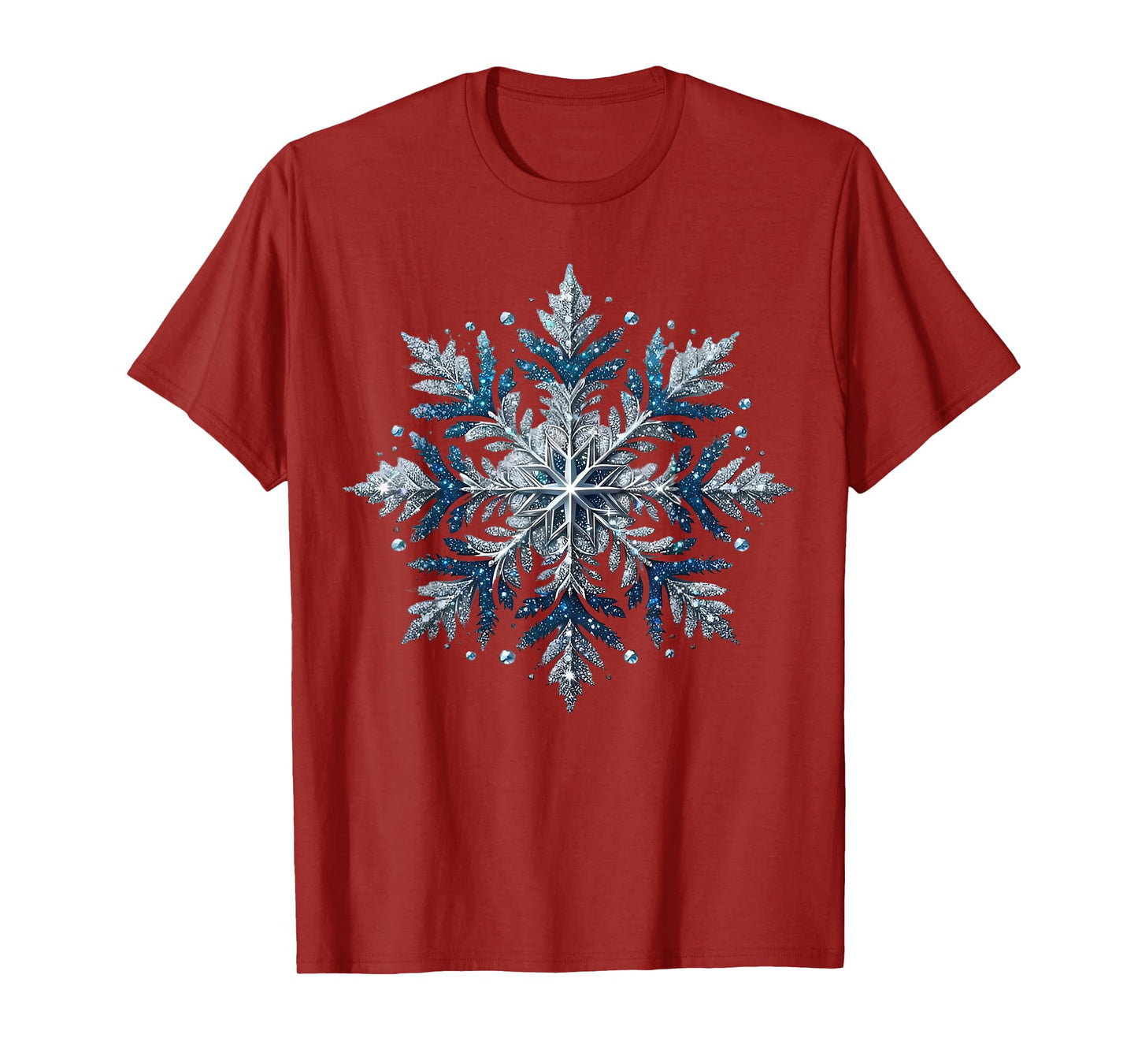Snowflake Snow Merry Christmas Xmas Family Pajamas Holiday T-Shirt