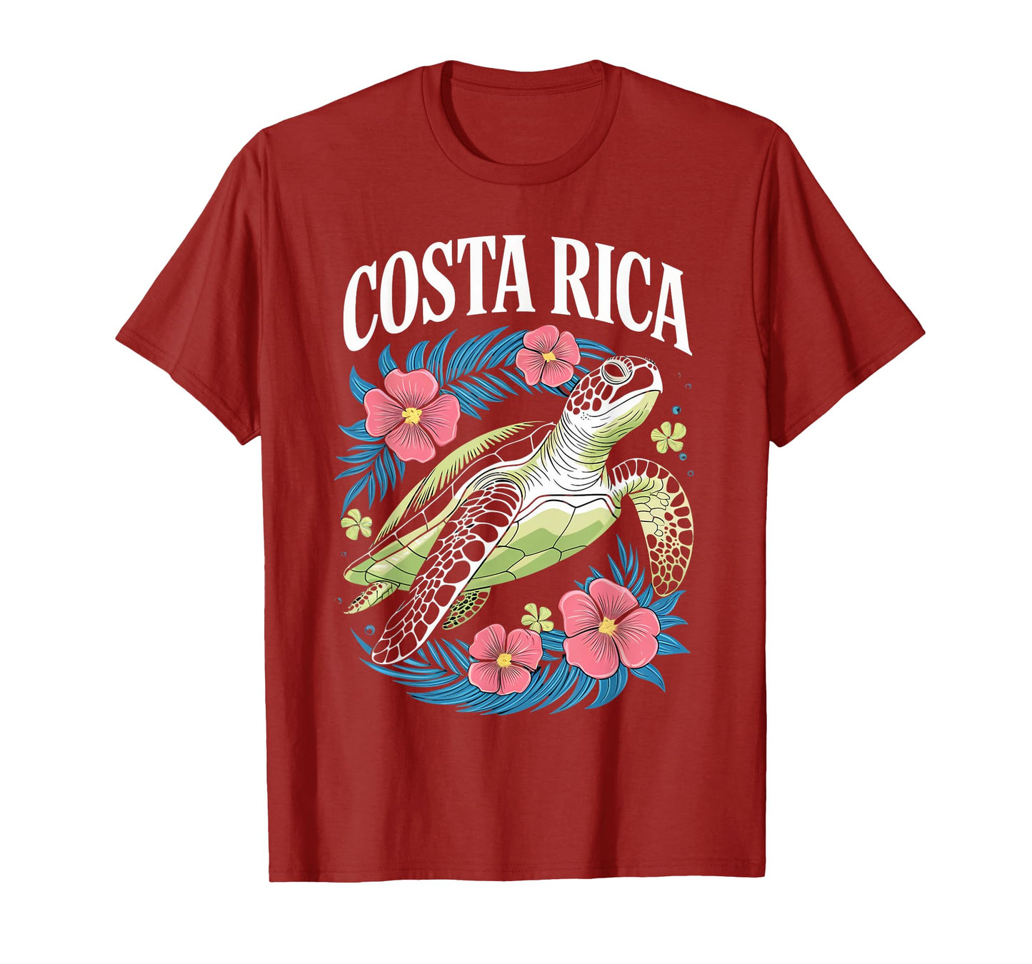 Costa Rica Turtle Sea Vacation Tropical Pura Vida Costa Rica T-Shirt