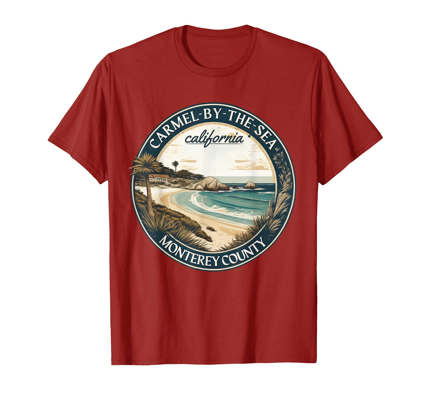 Carmel-by-the-Sea, California beach for family vocation T-Shirt for Men Women Girls Kids