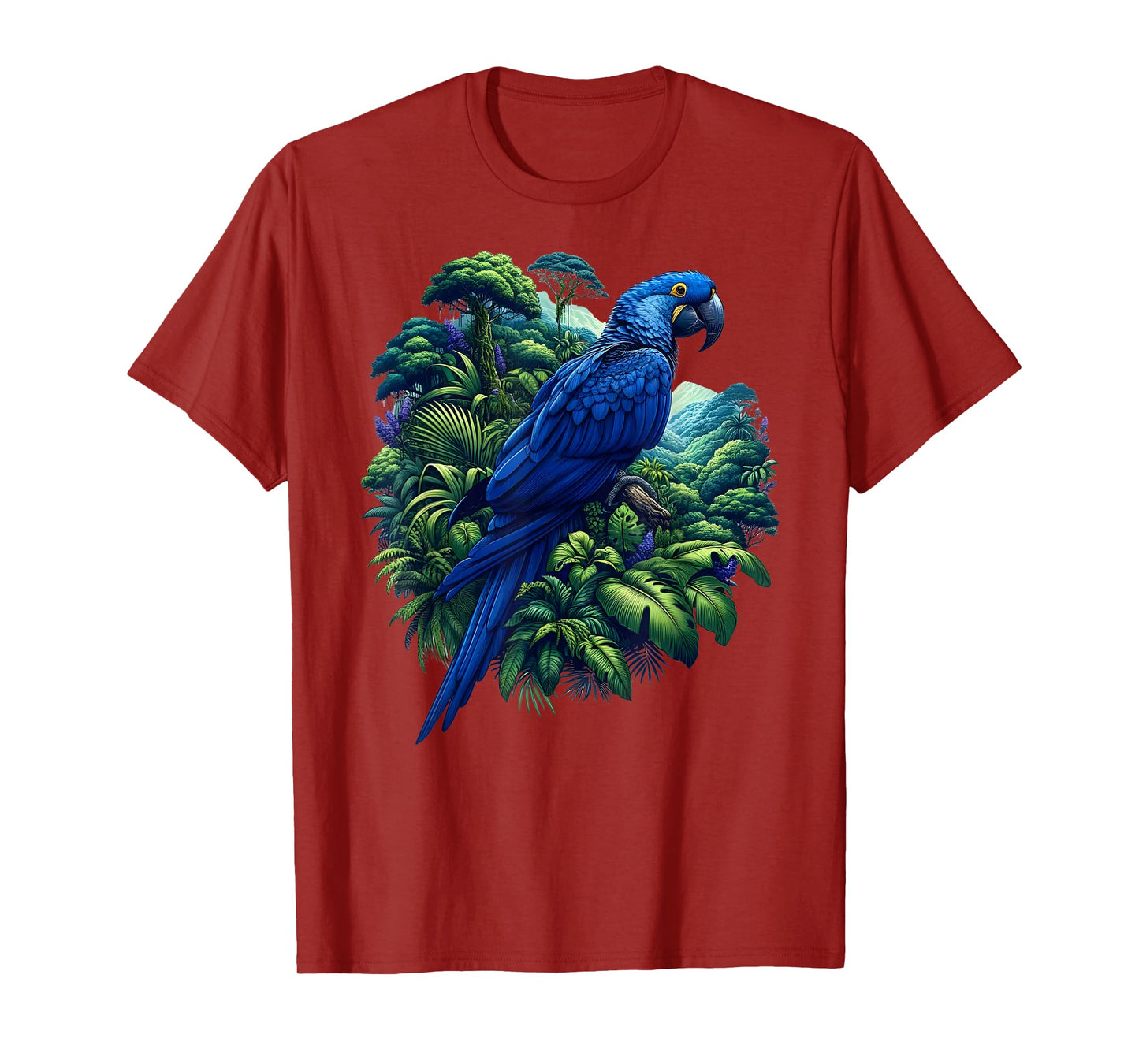 Hyacinth Macaw Parrot Lover Rainforest Bird Owner Jungle T-Shirt