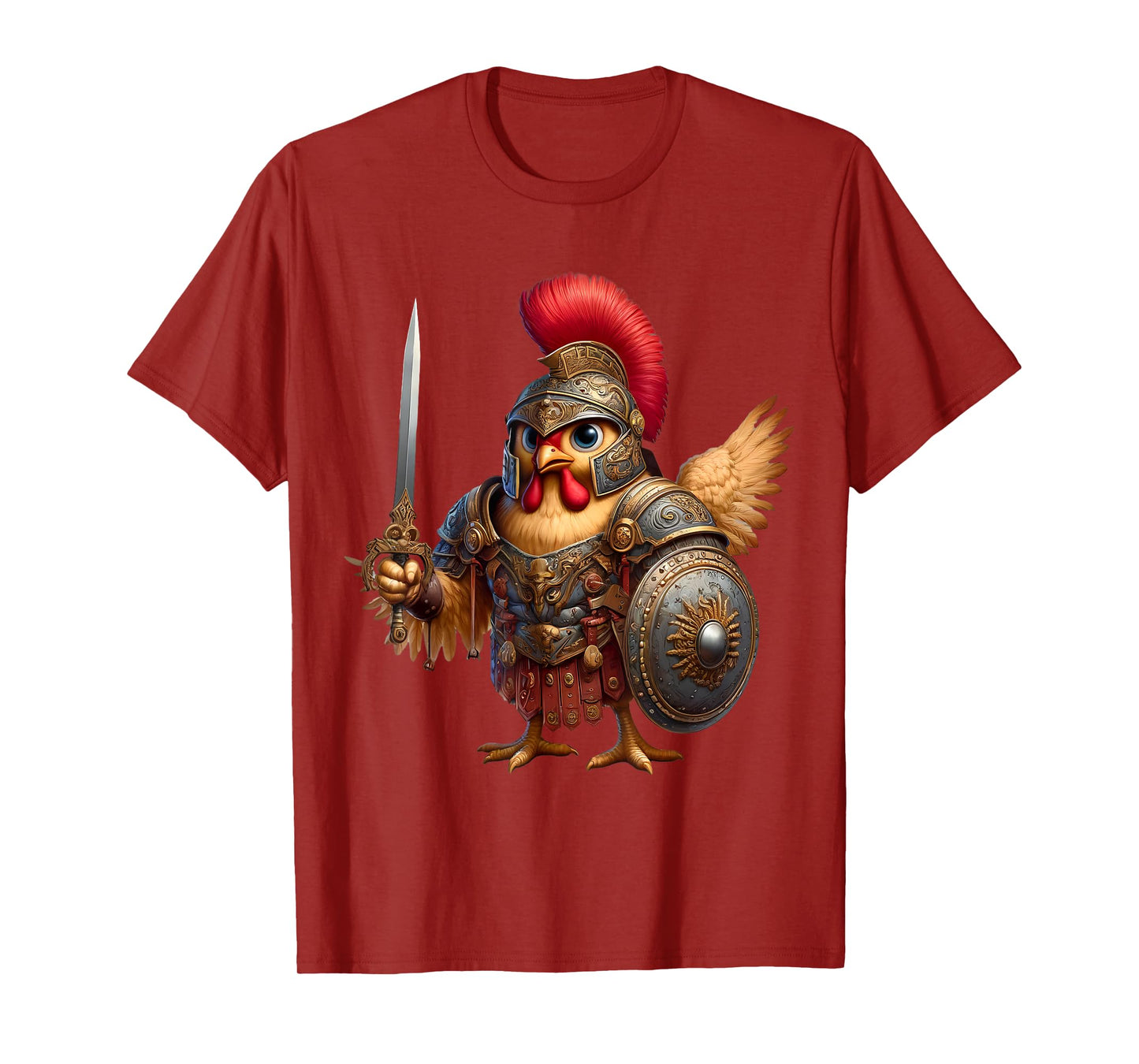Chicken Gladiator Ancient Rome SPQR Men Women Kids T-Shirt