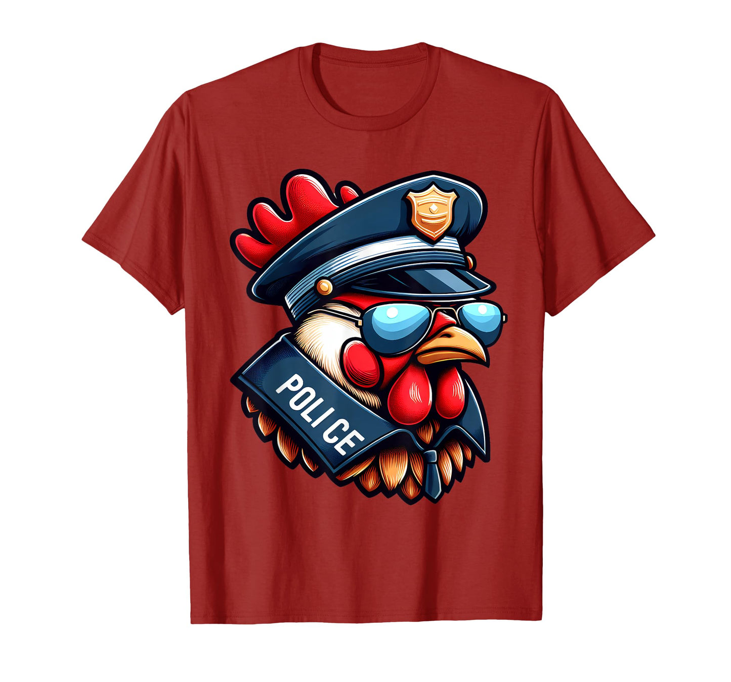 Chicken Policeman T-Shirt
