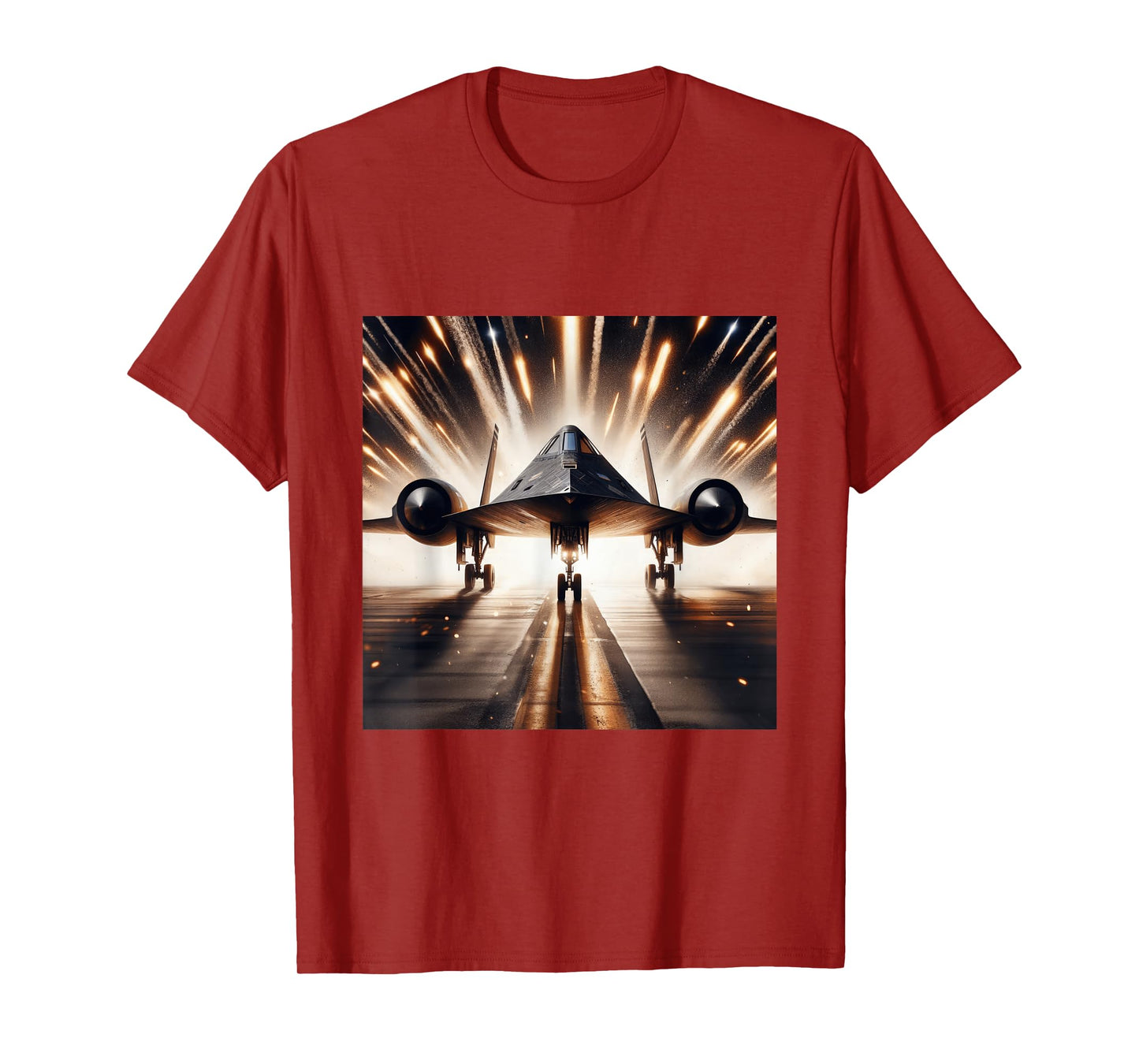 SR 71 Blackbird Fighter Jet Military Aircraft T-Shirt