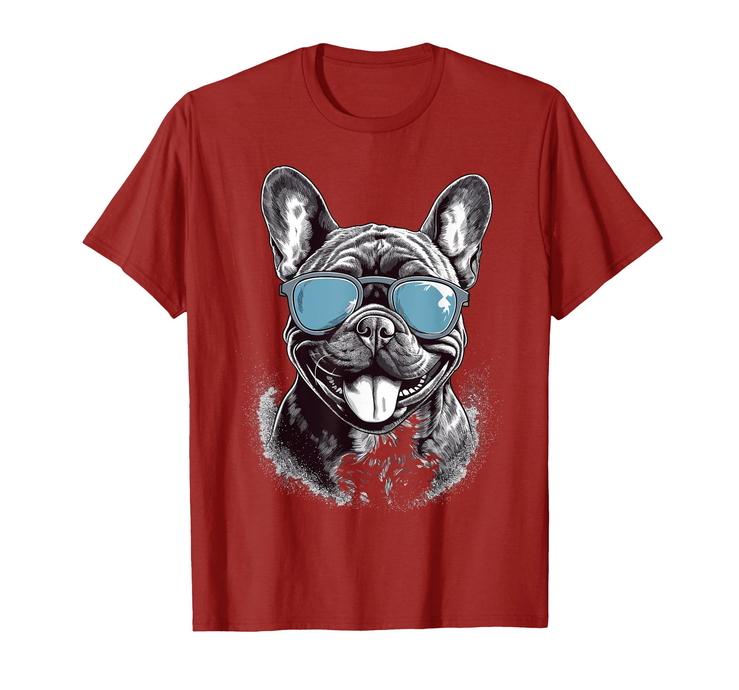French Bulldog With Sunglasses Men Women Girls Kids T-Shirt