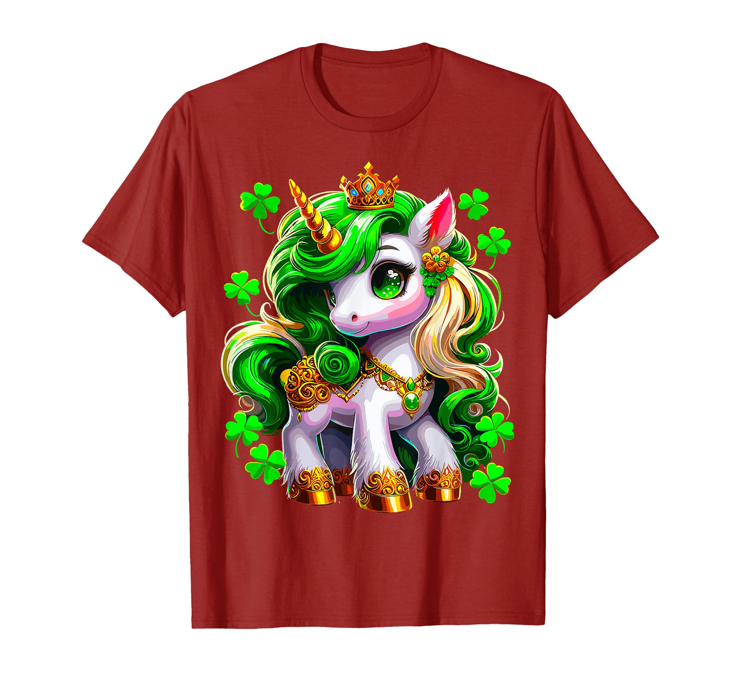 Unicorn Shamrock St Patricks Day Lepricorn T-Shirt