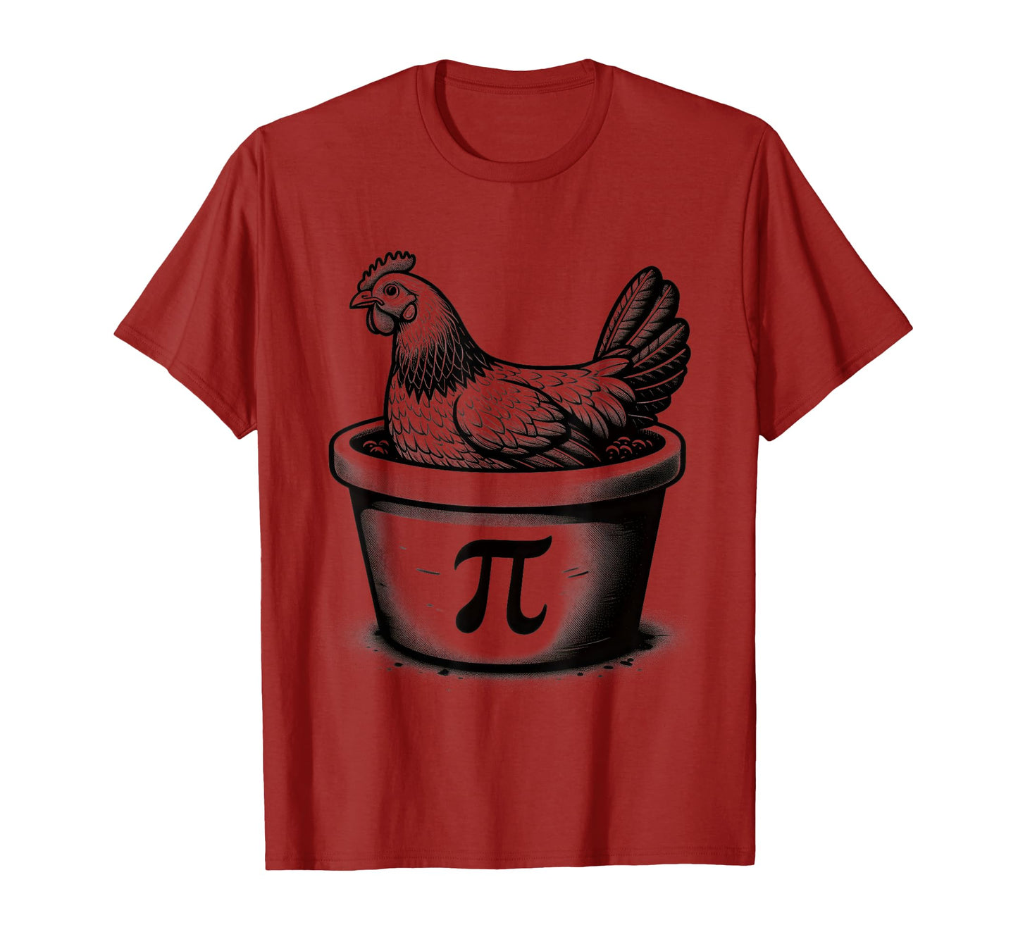 Chicken Pot Pie Funny Math pun Chicken Pot Pi Day T-Shirt
