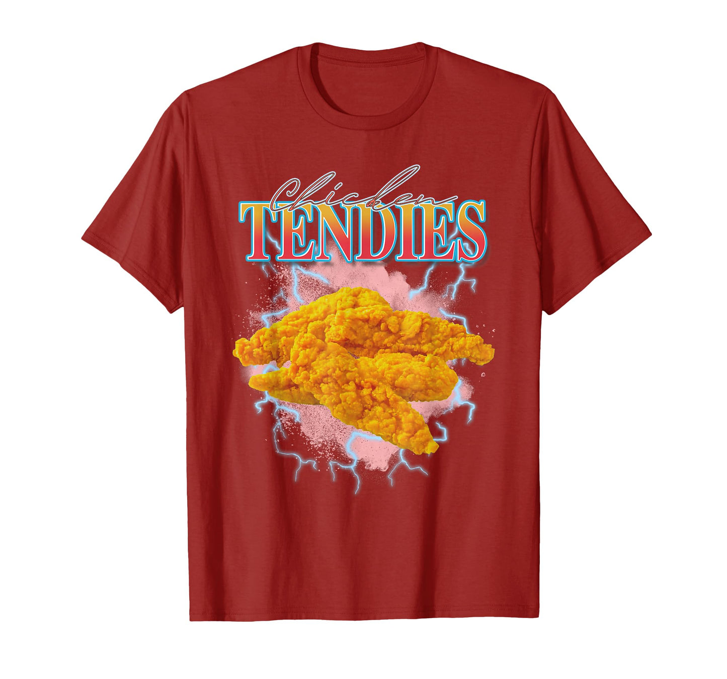 Chicken Tendies Heavy Metal World Tour Hardcore Music T-Shirt