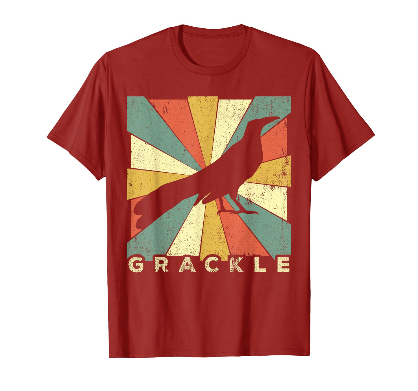Vintage Grackle Bird Lover Retro Style Animal T-Shirt