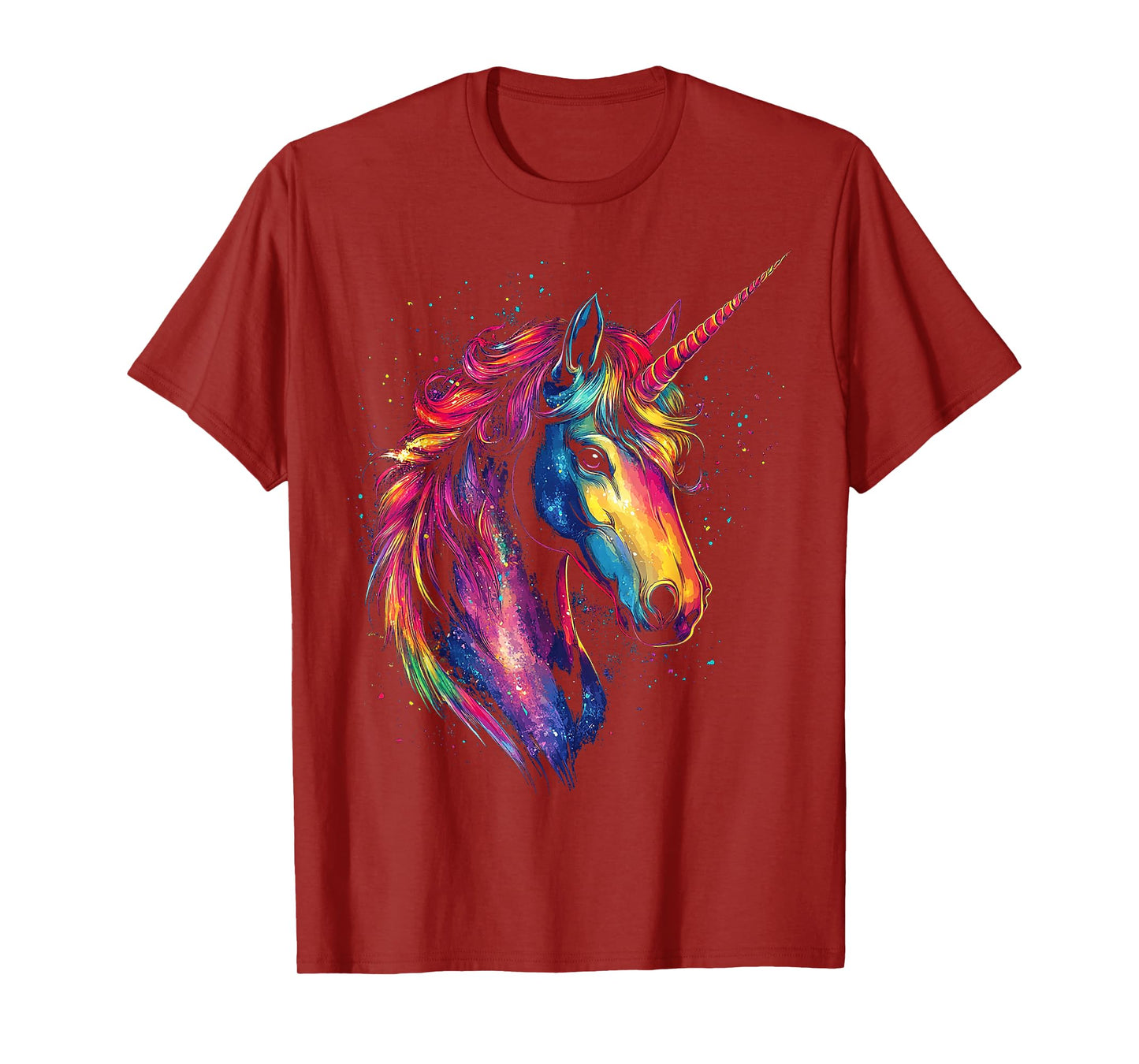 Unicorn Mythical Motif Fantasy Artwork Unicorn T-Shirt