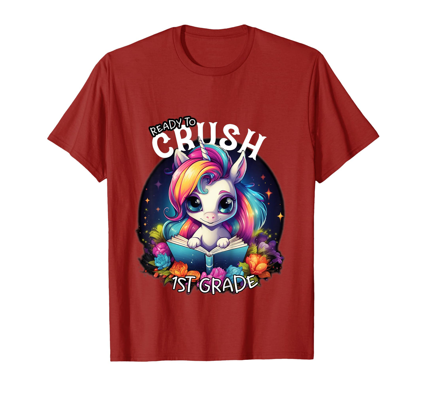Kids Ready to Crush 1st grade Unicorn goodbye Kindergarten school T-Shirt