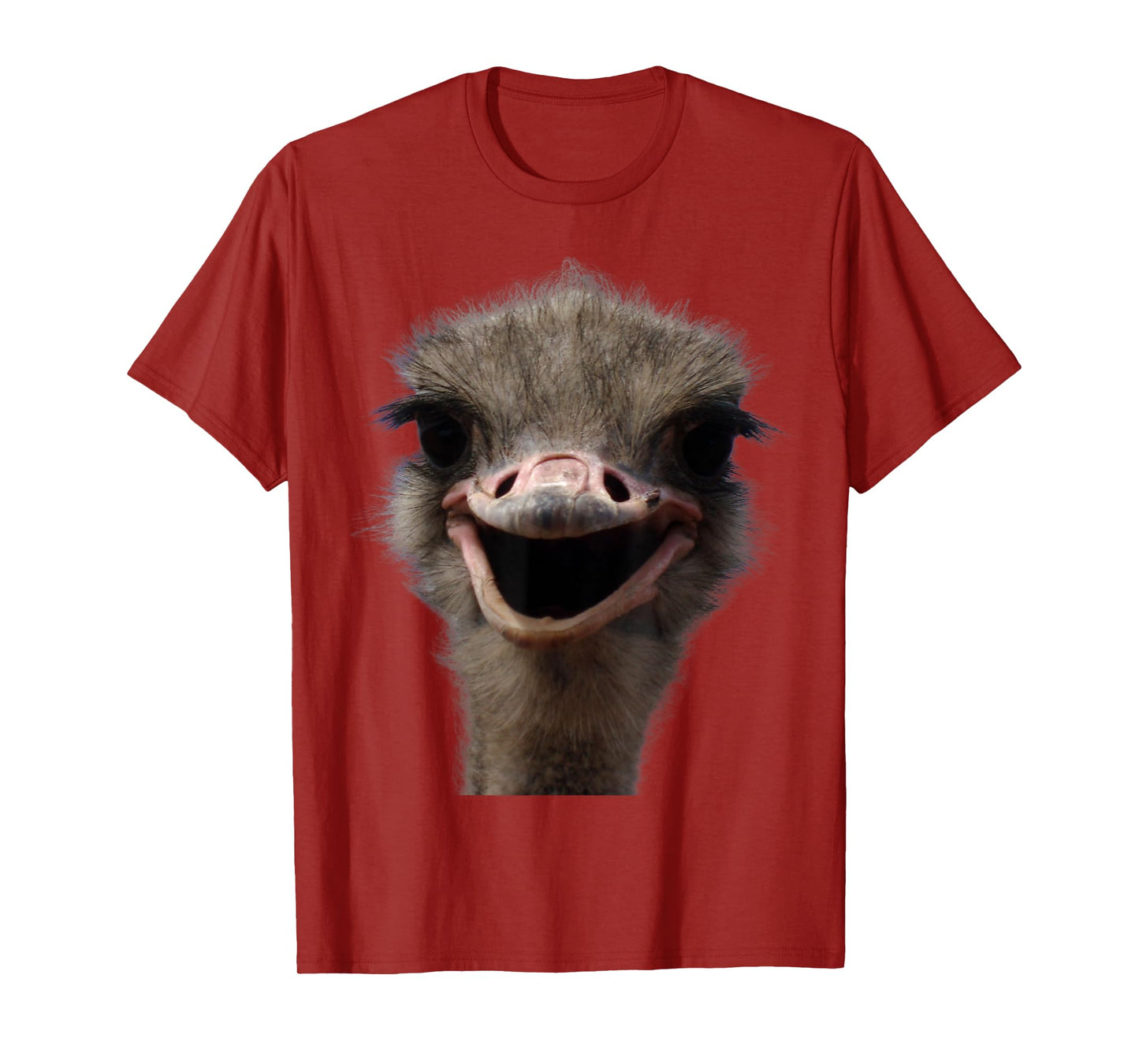 Funny Ostrich Head, Safari Bird Lover Funny Ostrich T-Shirt