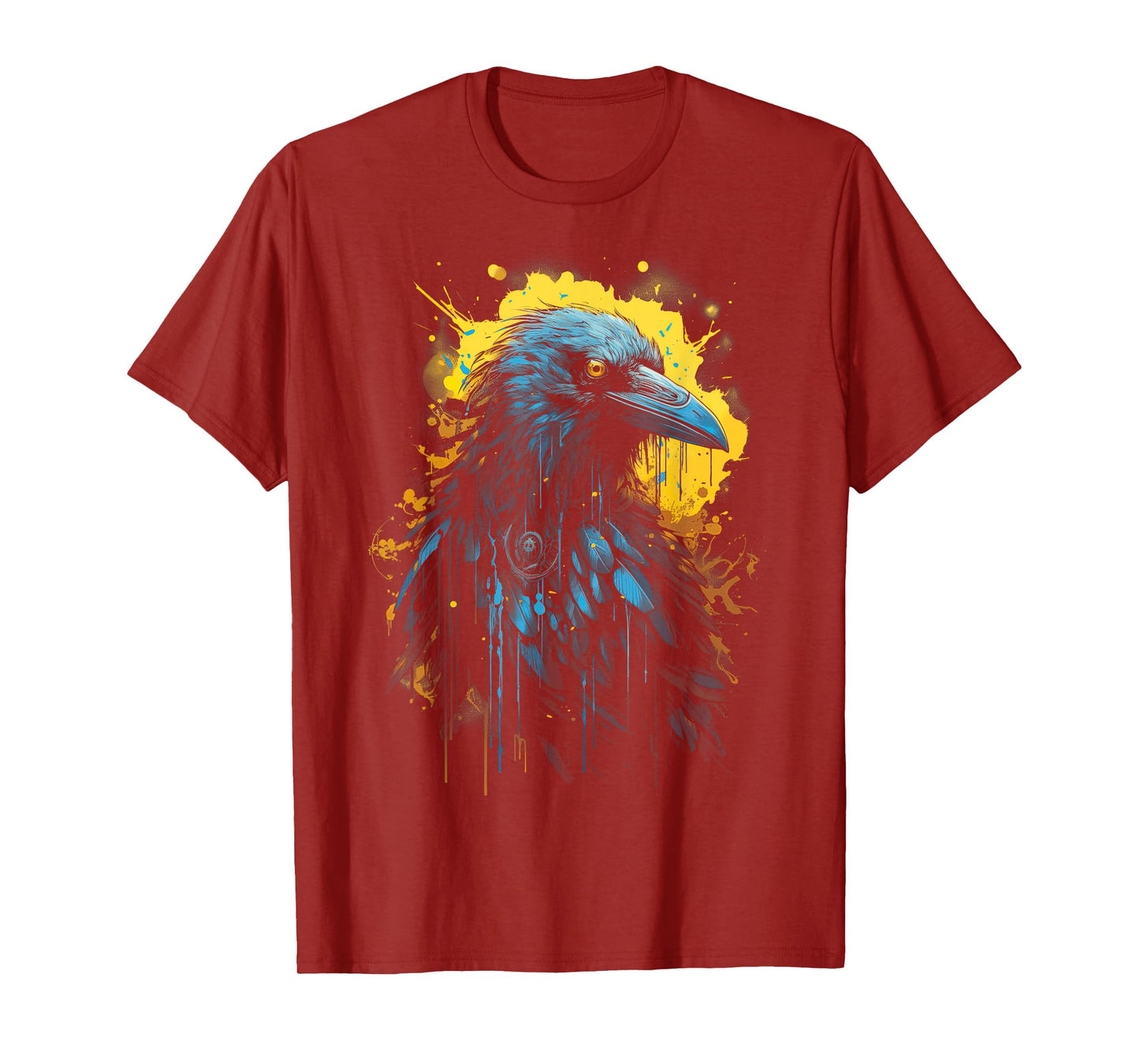 Raven Black gothic Occult Viking Witchcraft T-Shirt