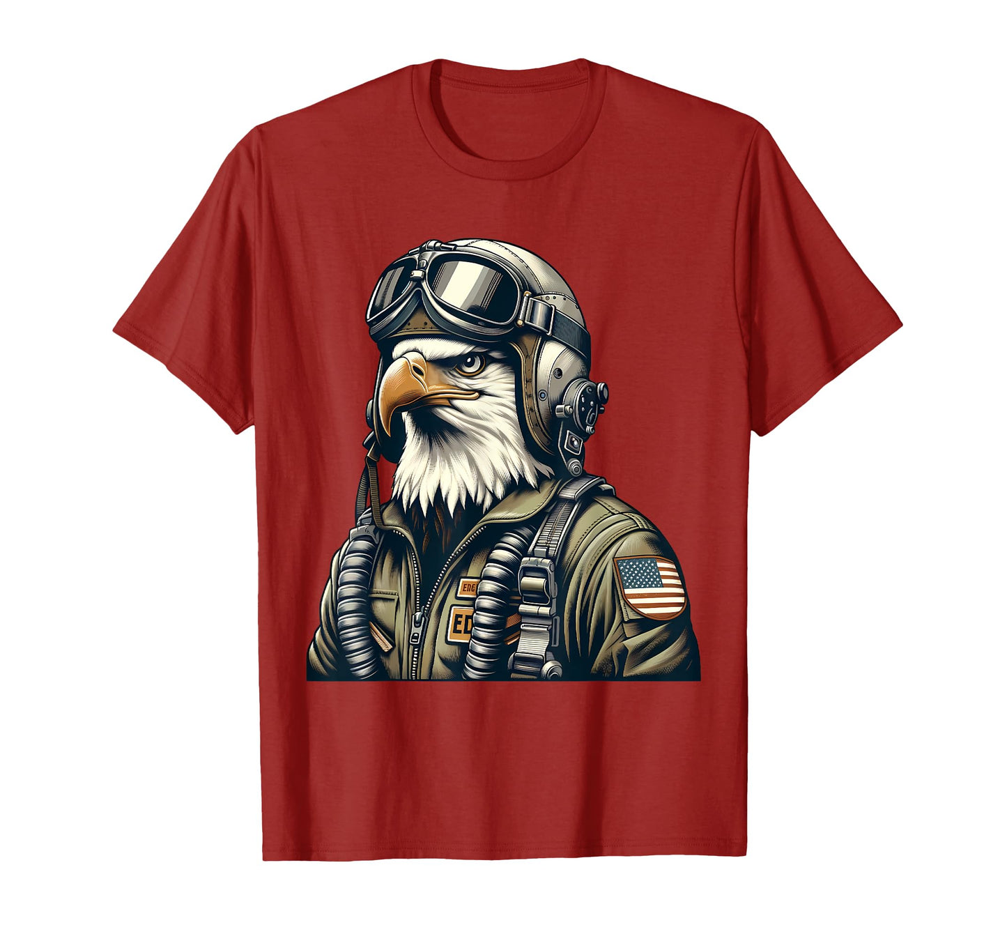 Bald Eagle Pilot Fighter Aviator T-Shirt