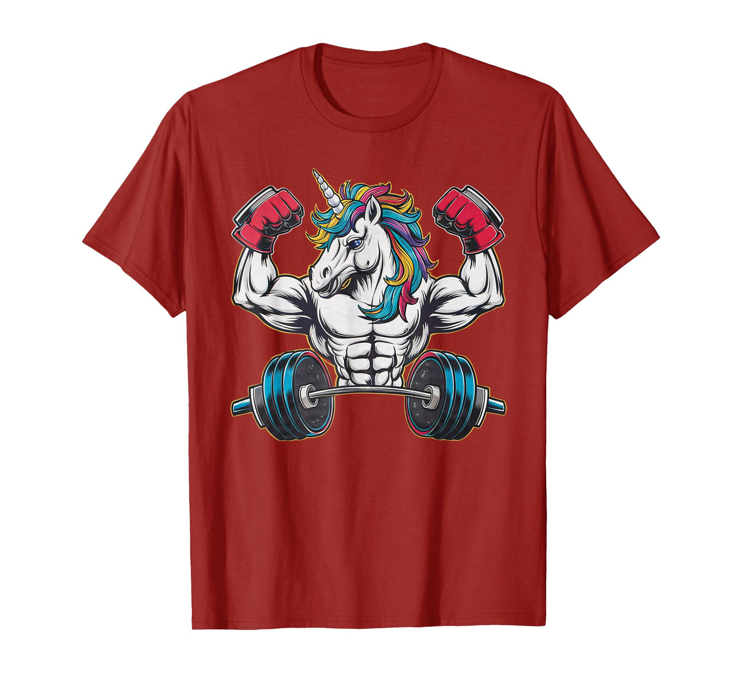 Unicorn Powerlifting Weightlifting Gym Strongman Deadlifts T-Shirt
