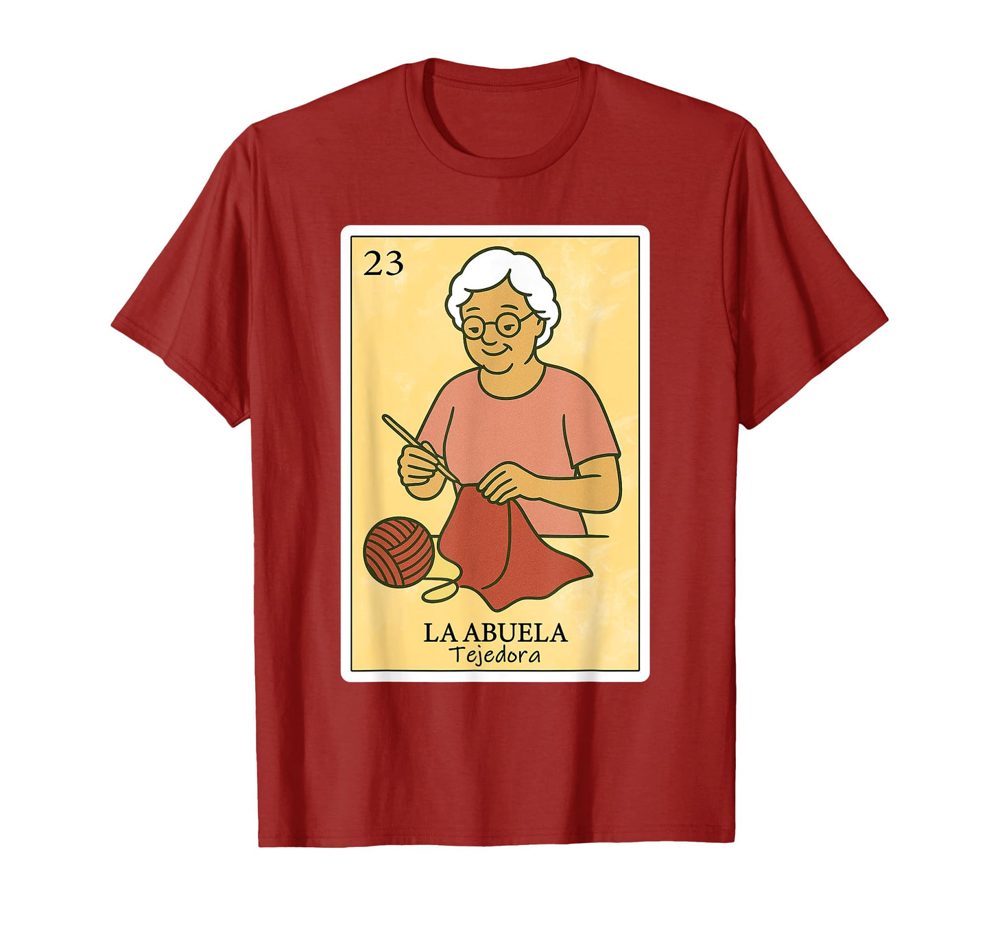 La Abuela Tejedora | Spanish-Mexican Bingo Gifts for Abuela T-Shirt
