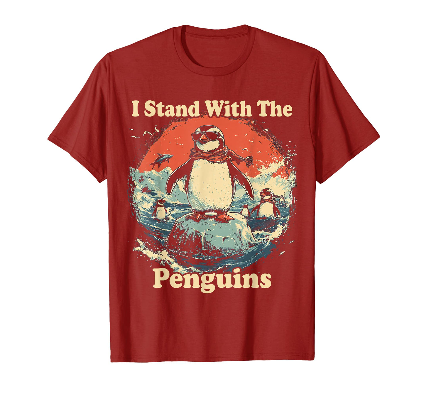 Flippers Up I Stand With The Penguins T-Shirt