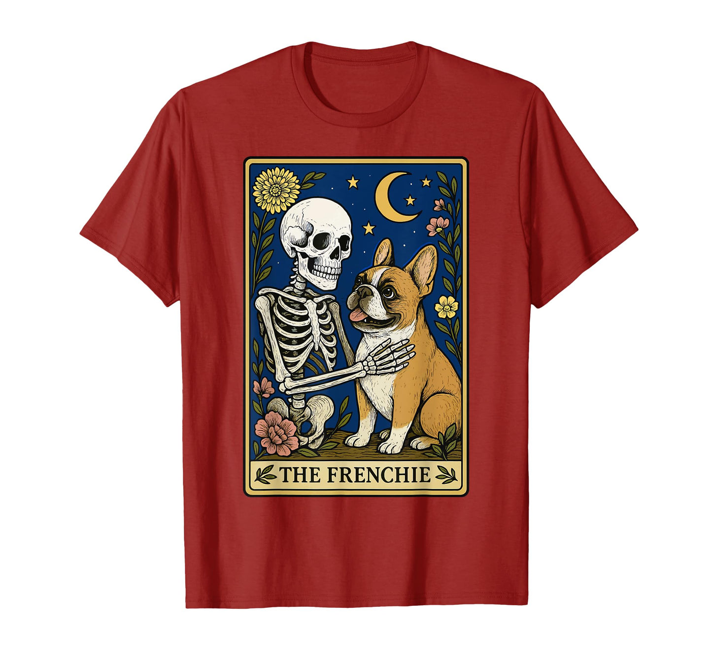The Frenchie Tarot Card T-Shirt