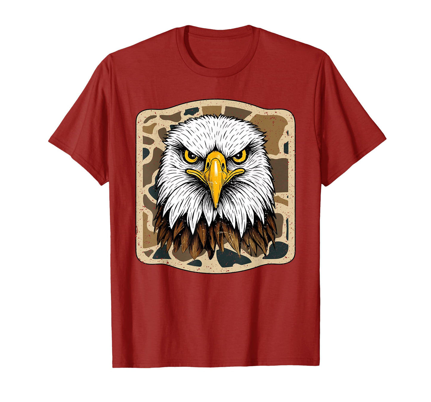 Eagles Camo Football Game Day School Mascot Team Spirit T-Shirt