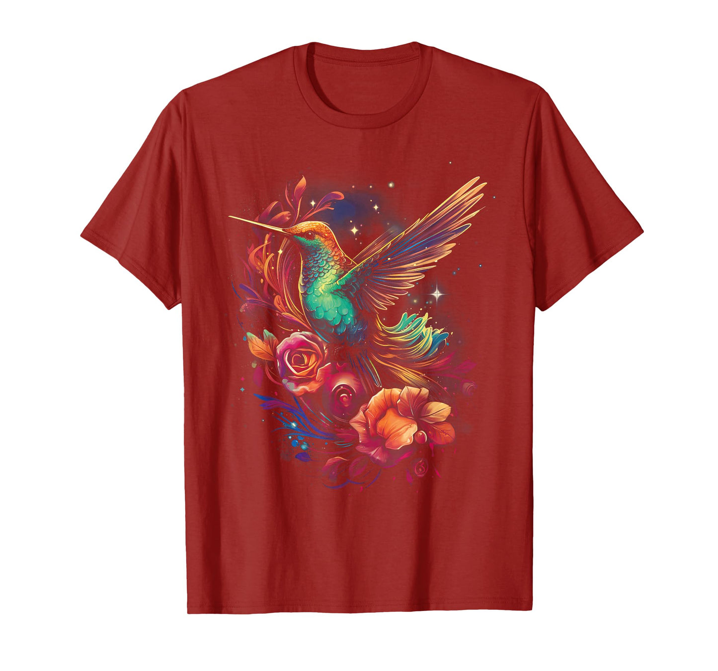 Hummingbird Flower Bird lover Animal T-Shirt