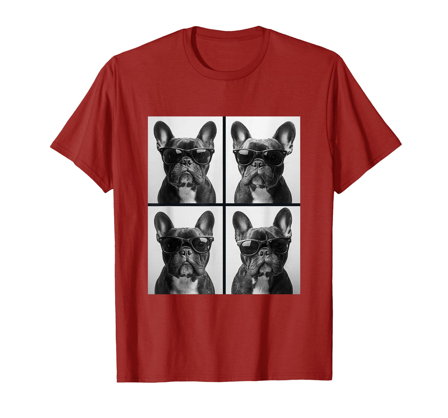 Funny French Bulldog Photobooth Selfie Gift for Dog Lover T-Shirt