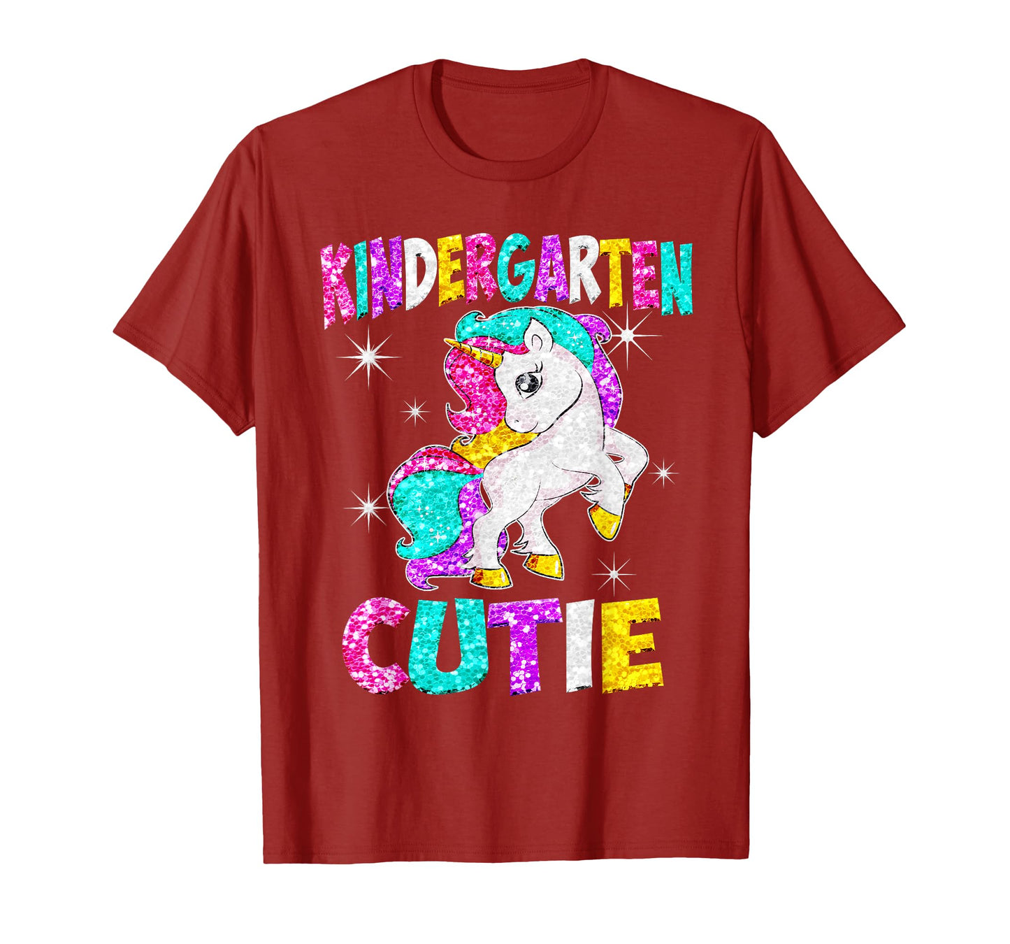 Kindergarten Cutie Unicorn TShirt Back to School T-Shirt