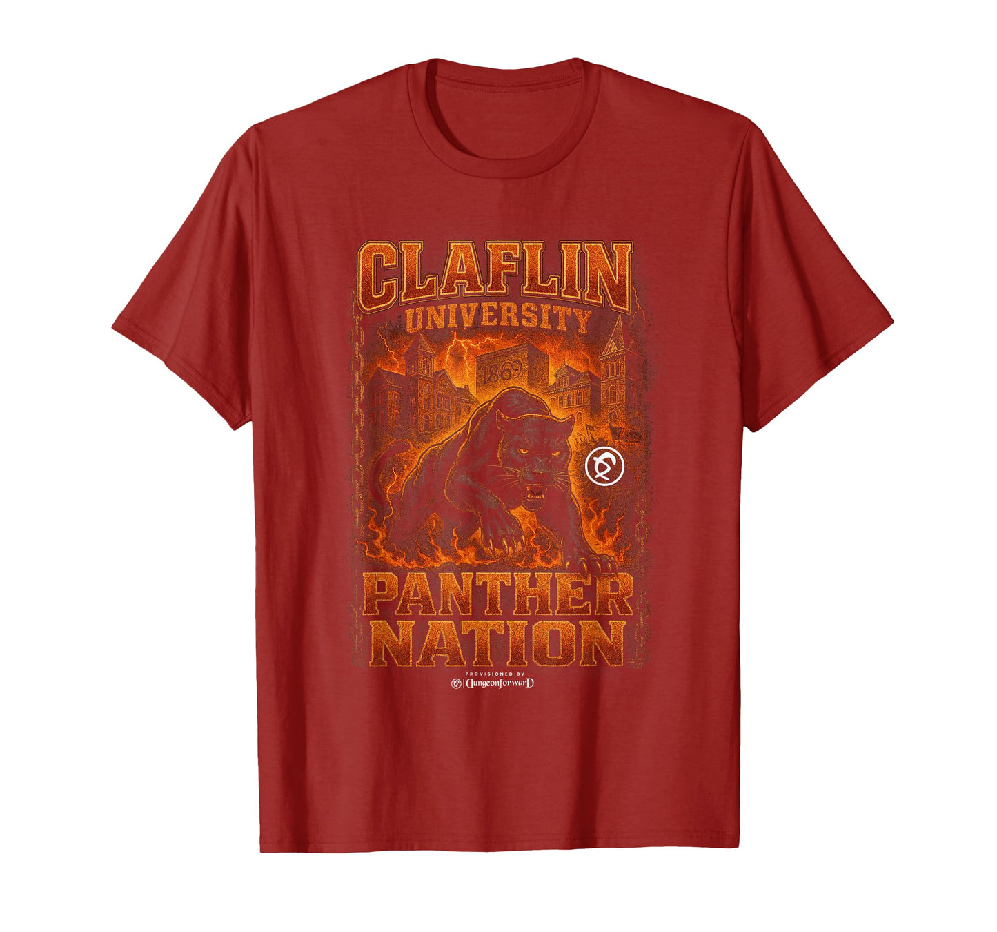 Claflin University - The Yard CU HBCU Bootleg T-Shirt