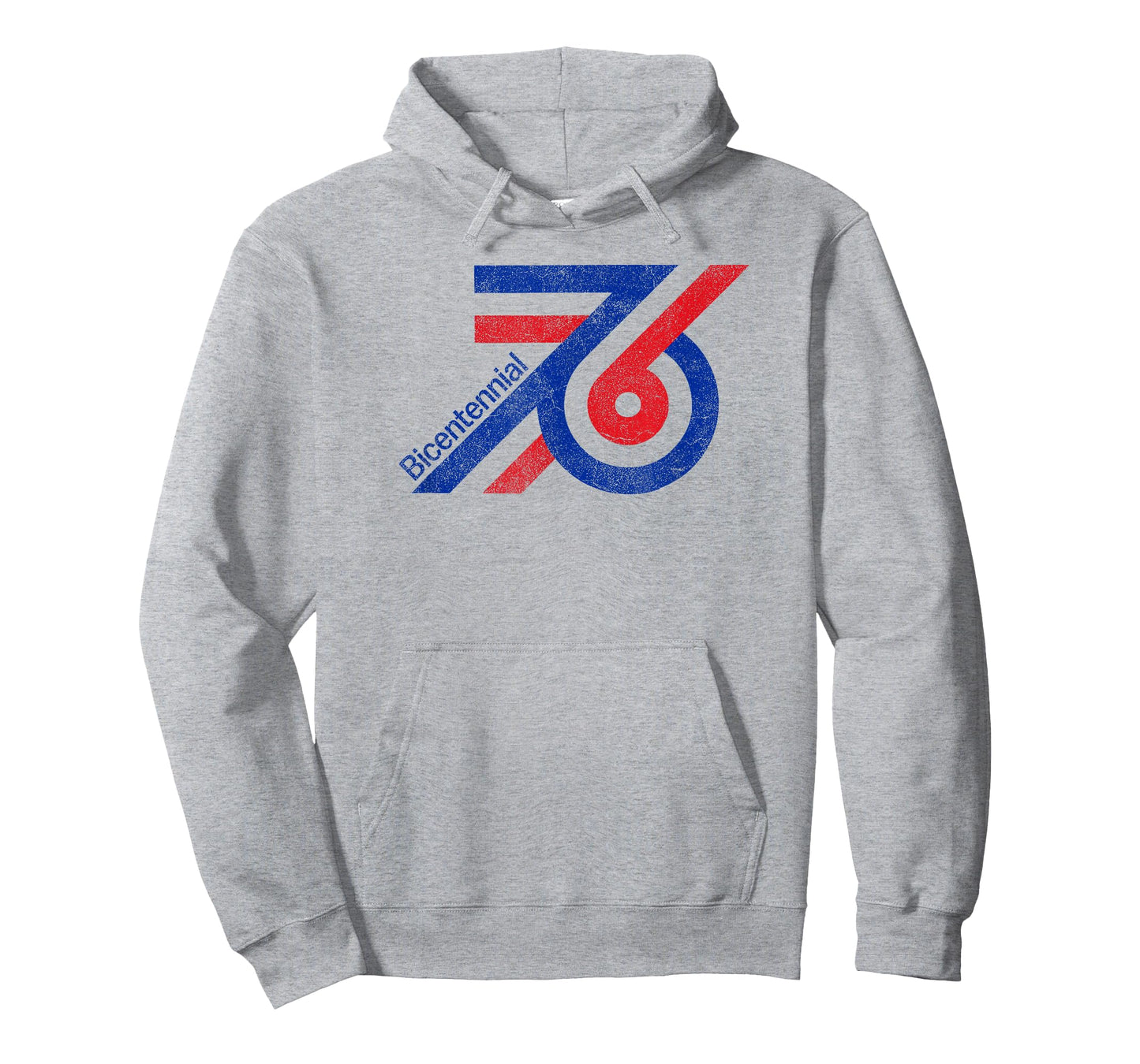 Bicentennial '76 Tee Patriotic Mens Womens Throwback USA T-Shirt - Hoodie | Ash