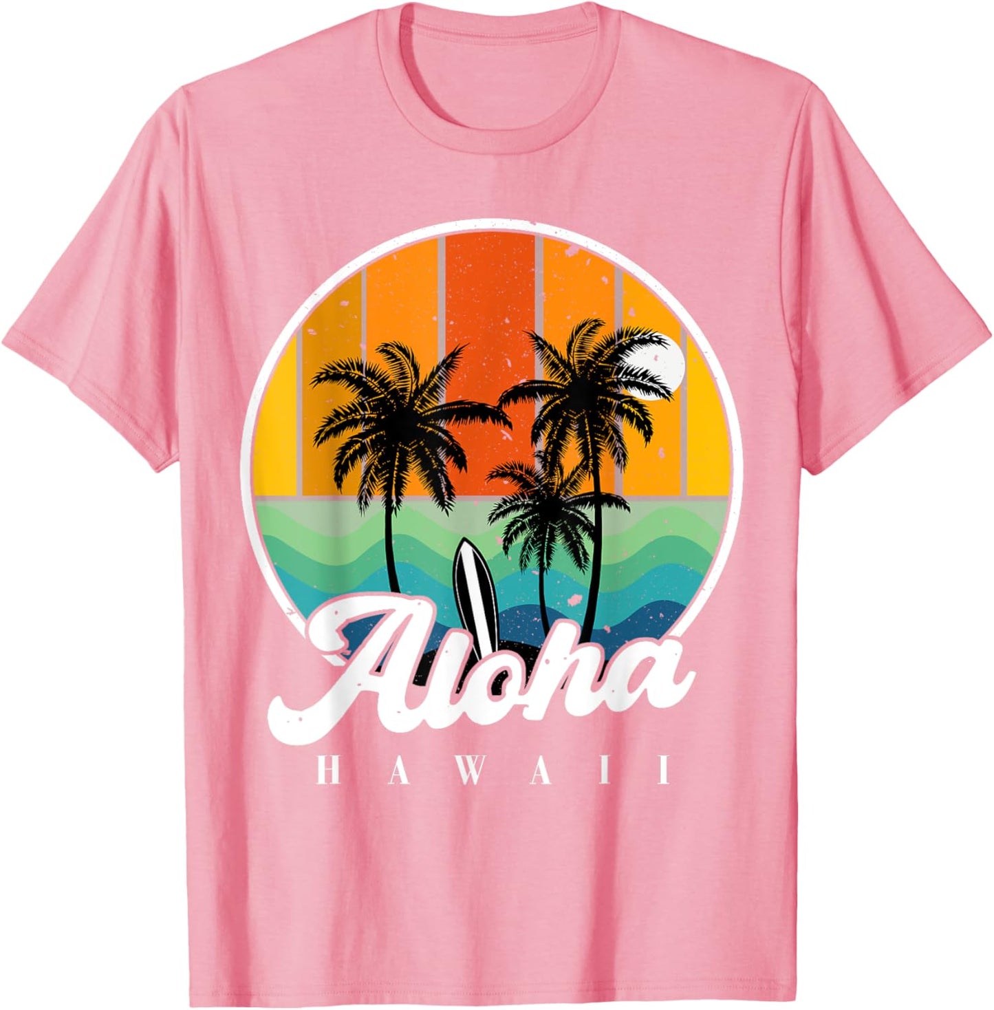 Aloha Hawaiian-Shirt Palm Beach Hawaii Kids Youth Teen Girl T-Shirt