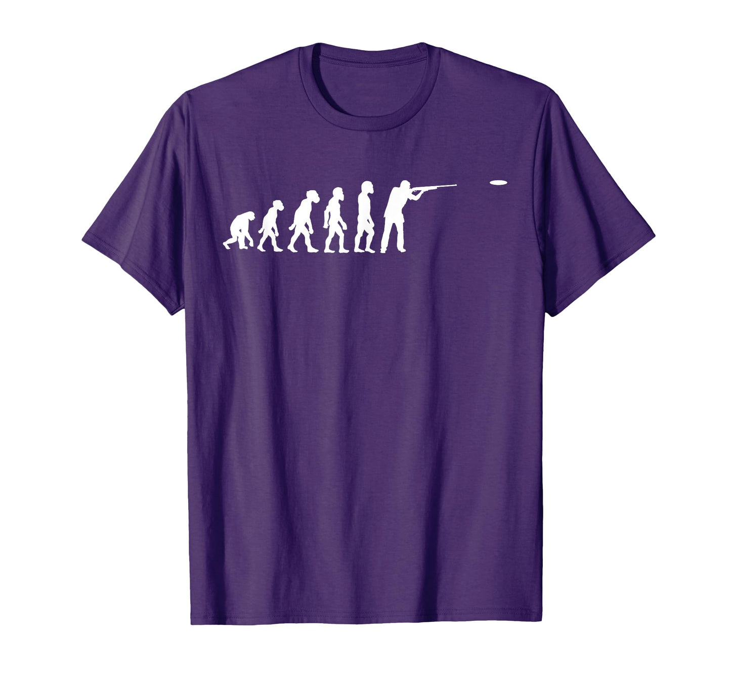 Funny Human Sporting Clays Evolution Player Pigeon Shooter T-Shirt