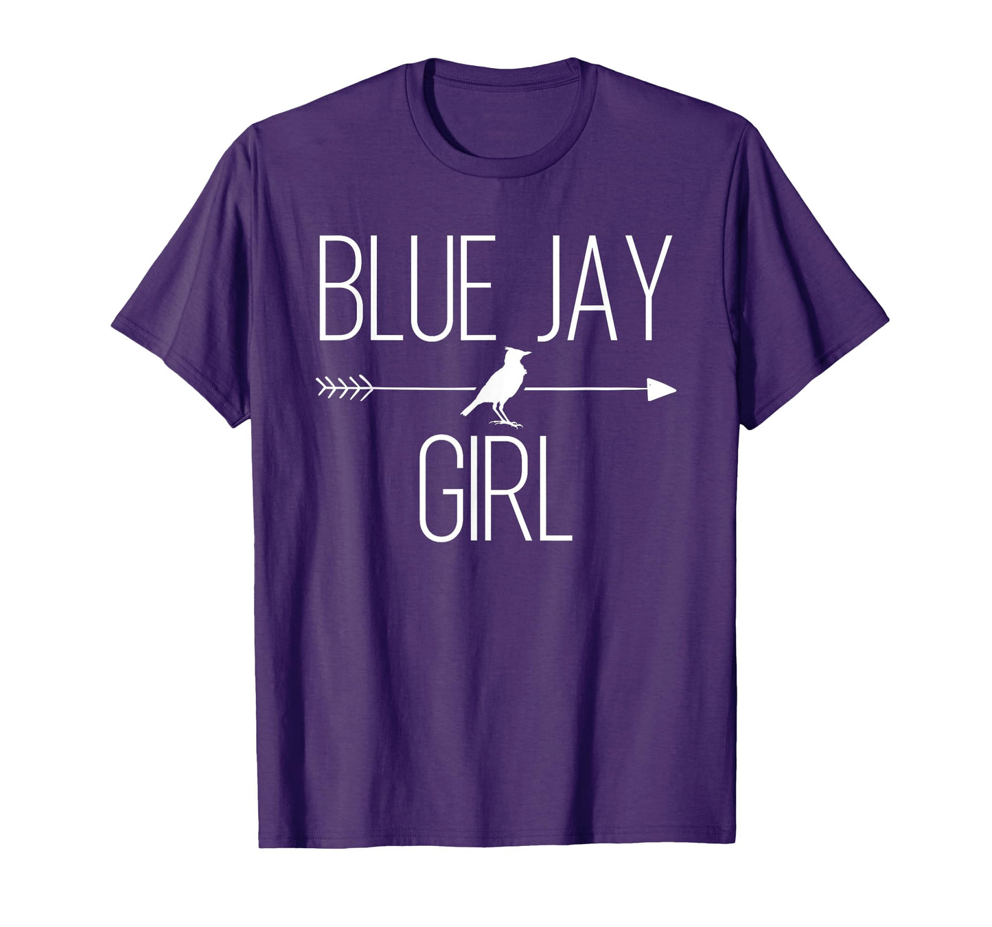Blue Jay Girl Gift For Women Bird Animal Lover T-Shirt