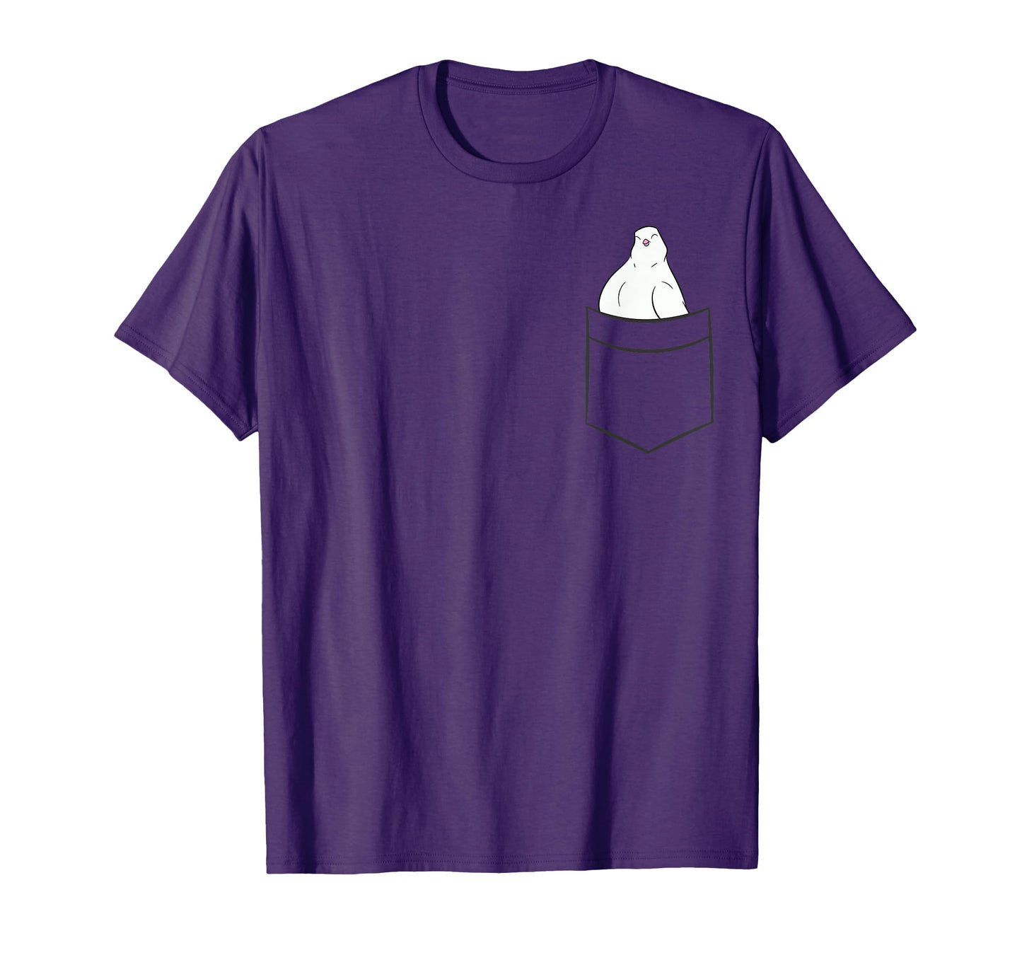 Dove Bird In The Pocket Cute Pocket Dove T-Shirt