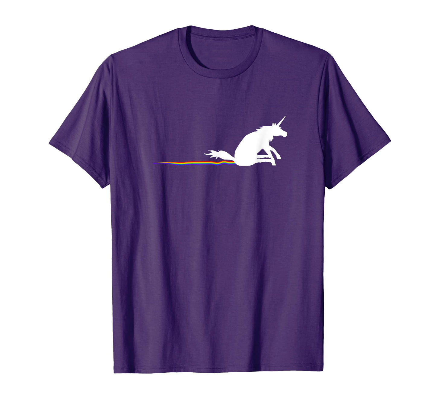 Unicorn rainbow butt scrape T-Shirt