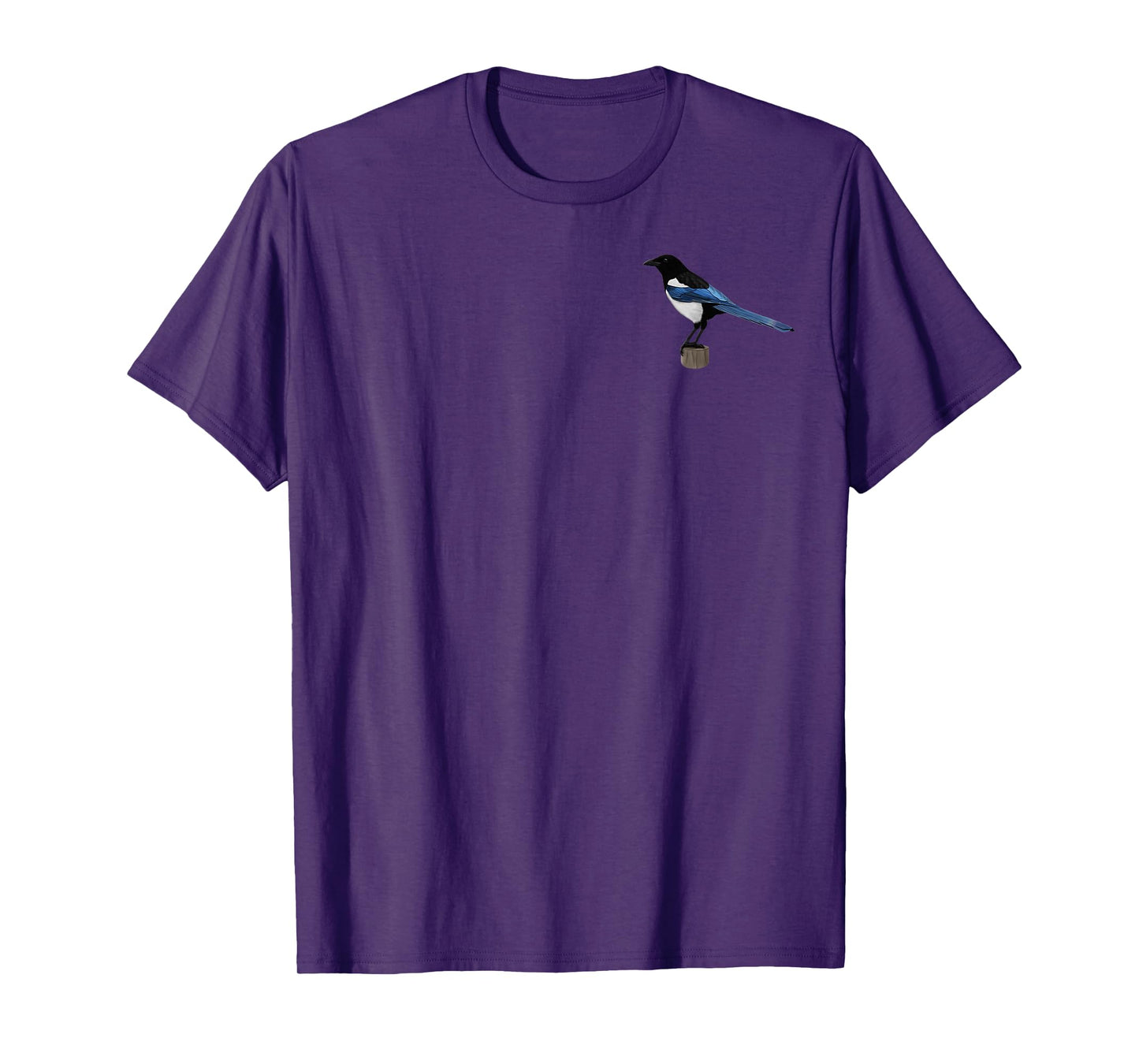 Magpie Bird Drawing Bird Friend Ornithologist Biologist T-Shirt