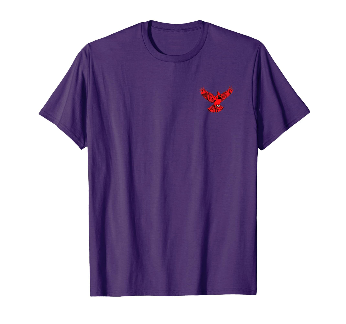 Lovely Northern Cardinal Bird Red Cardinal In Pocket T-Shirt