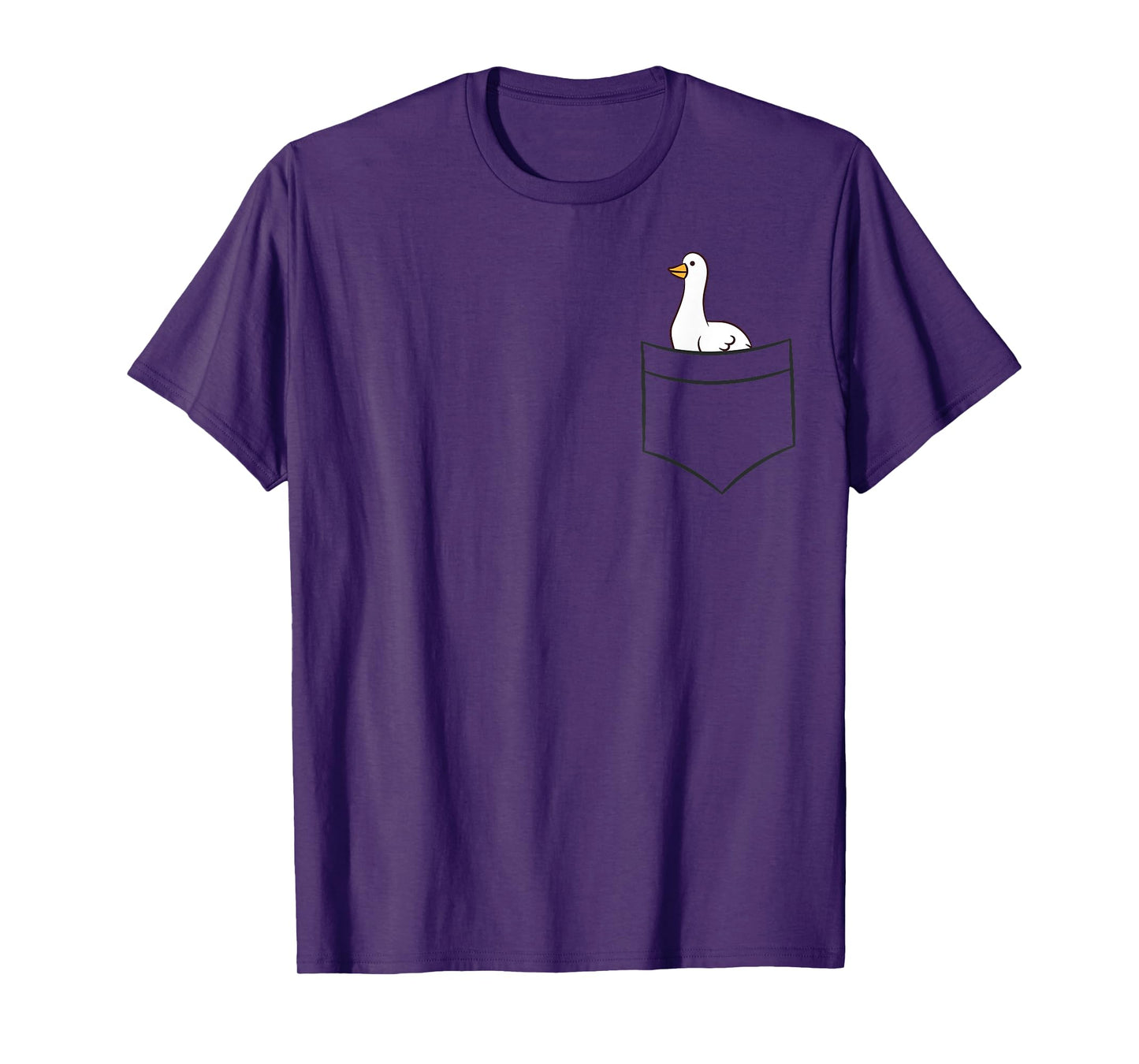 Goose In The Pocket Funny Pocket Goose T-Shirt