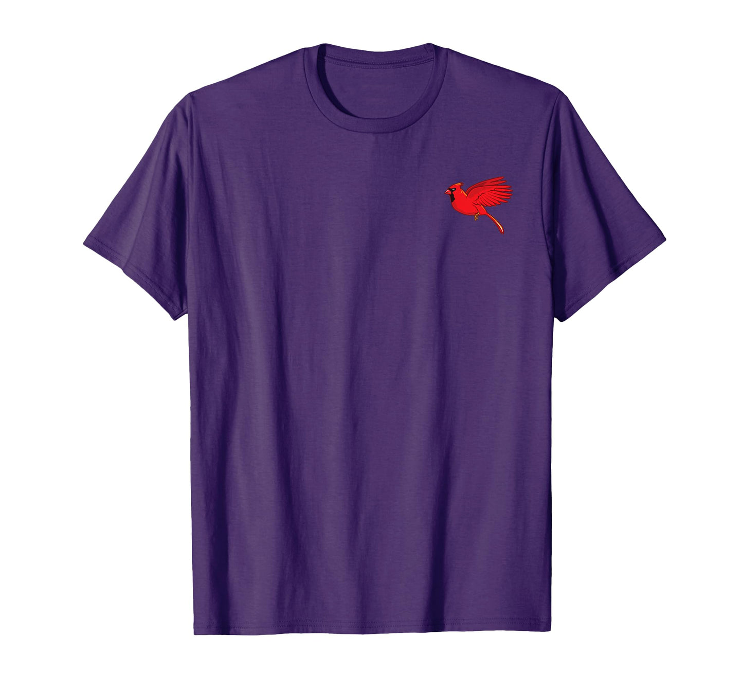 Lovely Northern Cardinal Bird Red Cardinal In Pocket T-Shirt
